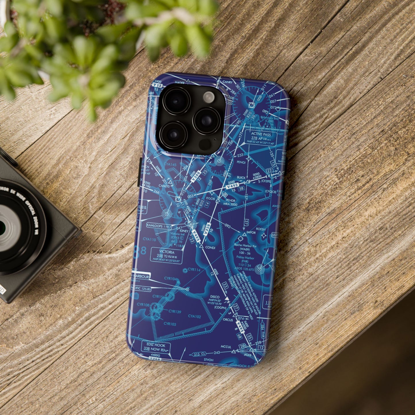 Enroute Low Altitude Chart tough phone cases (ELUS1/blue)