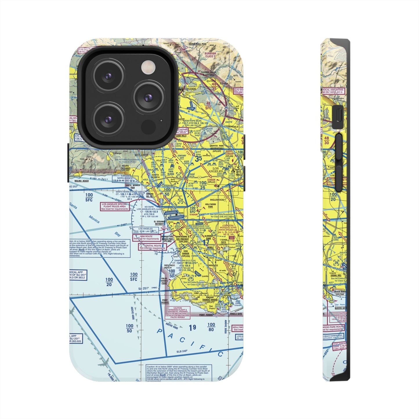 Los Angeles TAC Chart tough phone cases