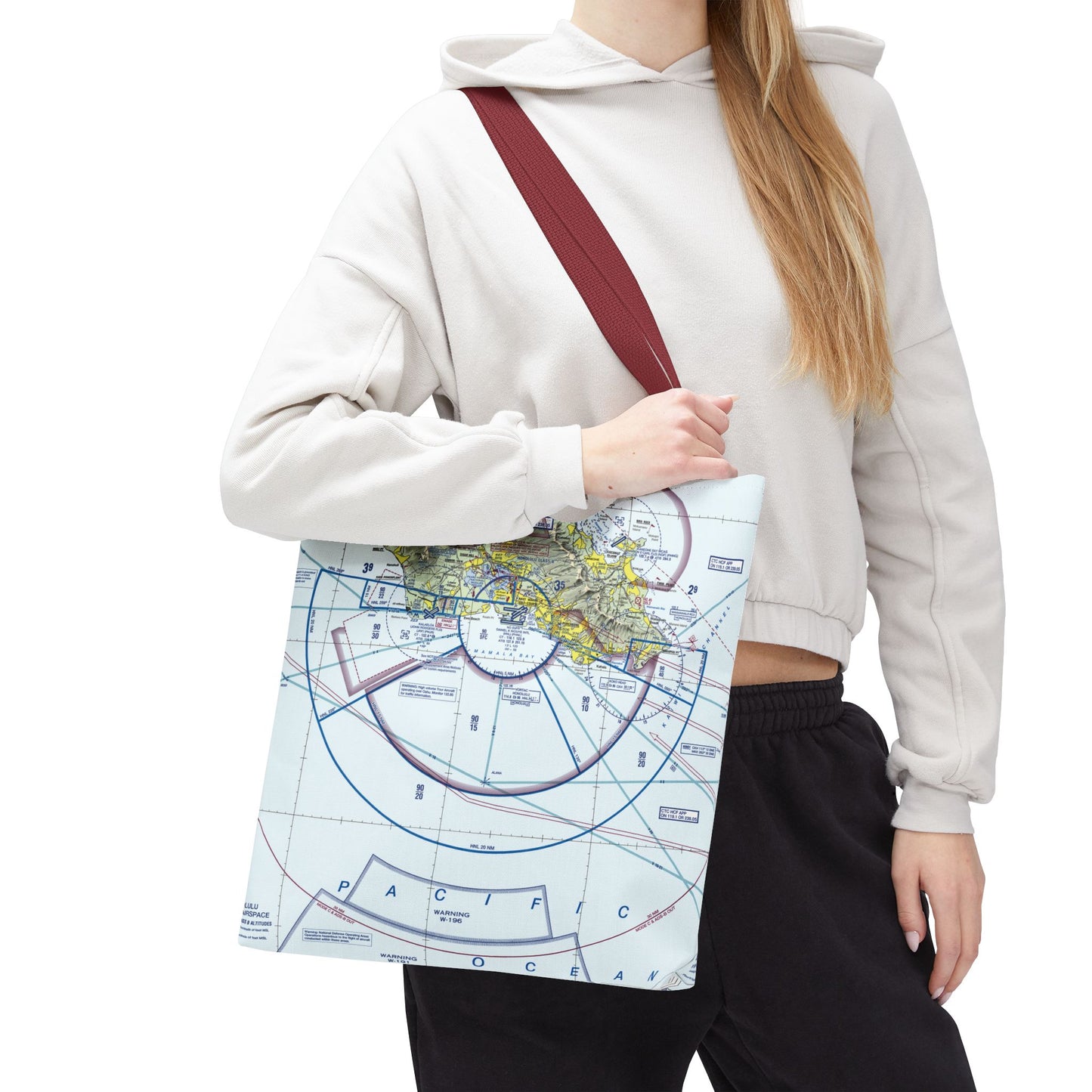 Honolulu Sectional Chart tote bag