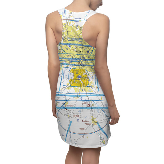 Atlanta Flyway Chart racerback dress