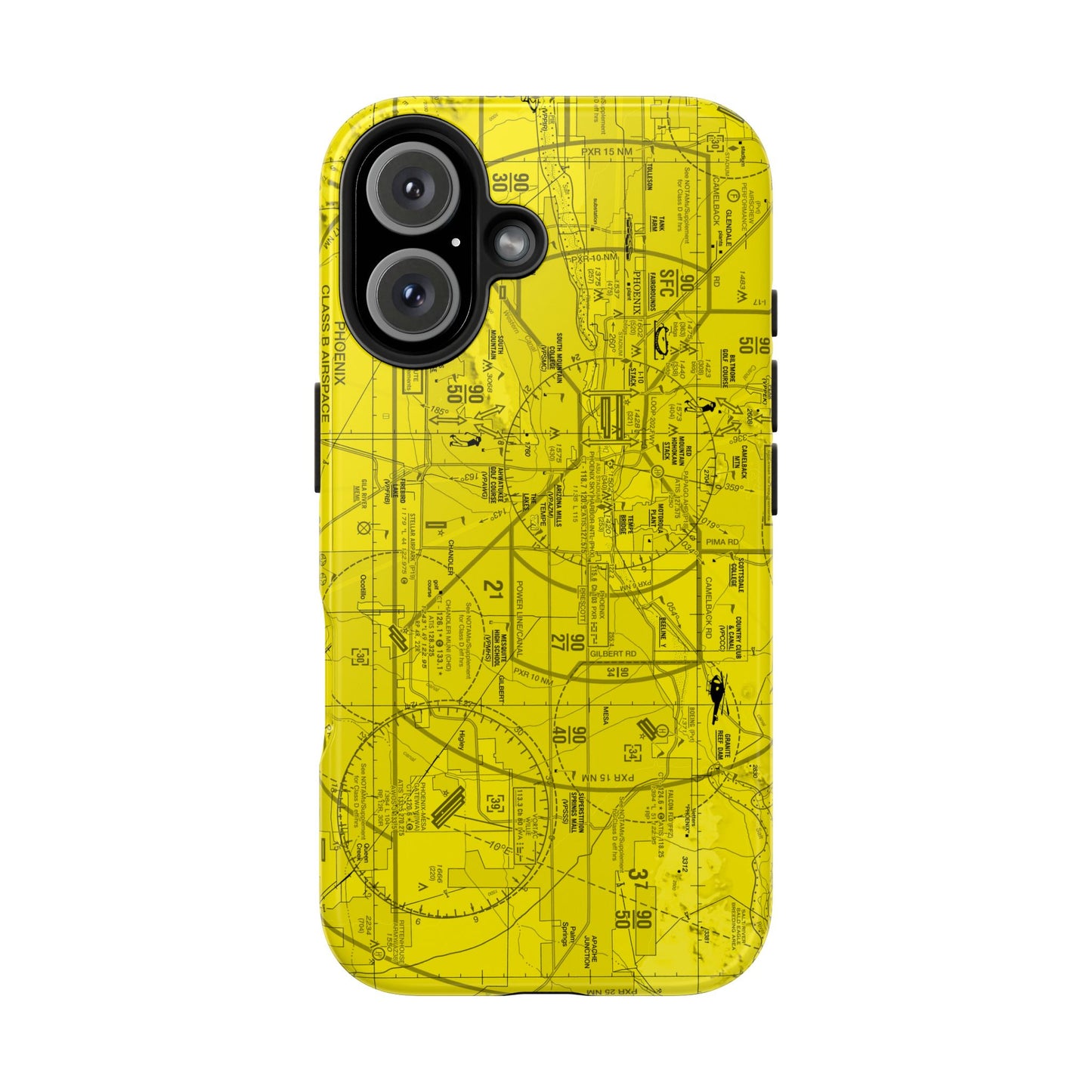 Phoenix TAC Chart tough phone cases (yellow)