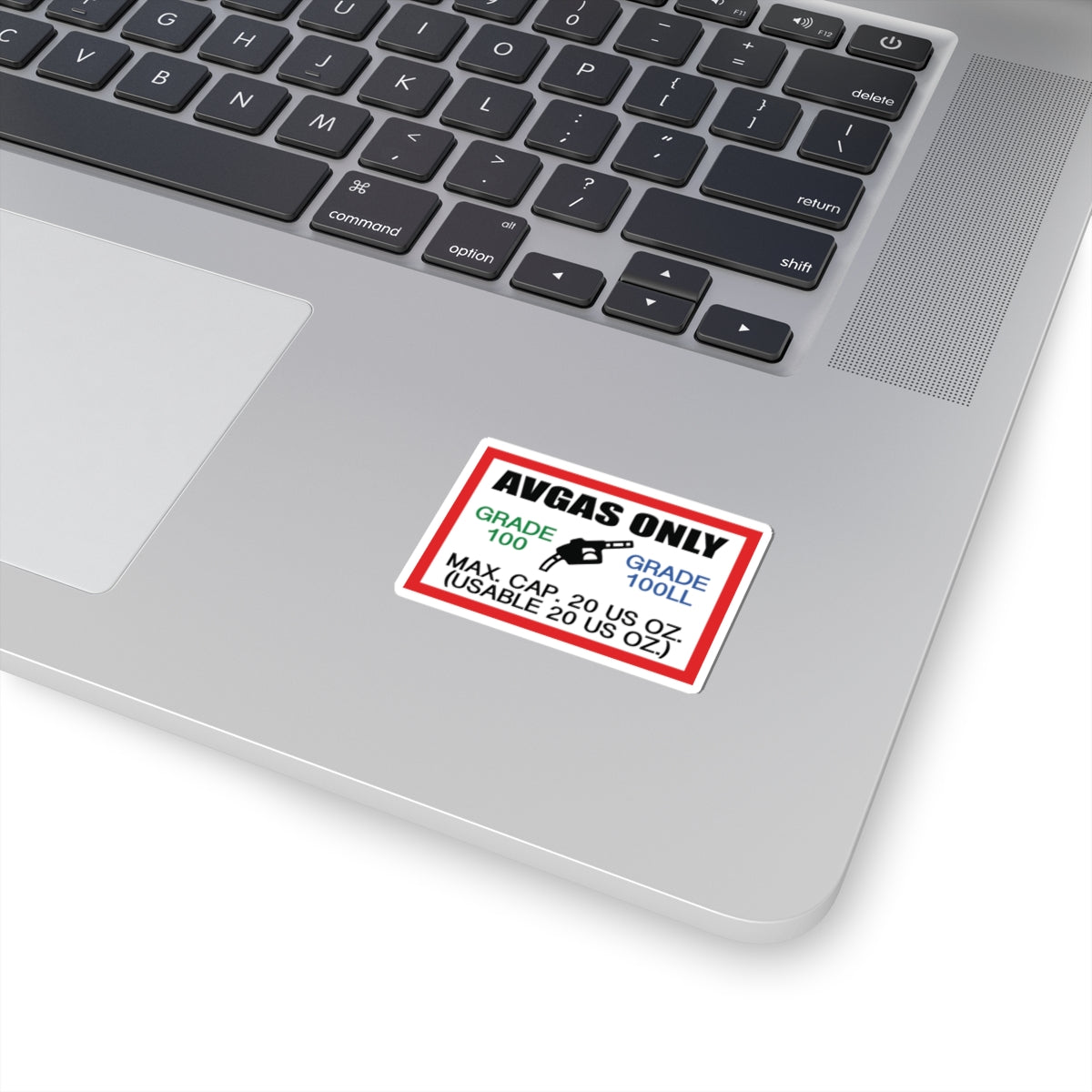 AVGAS 100LL Fuel Only - sticker