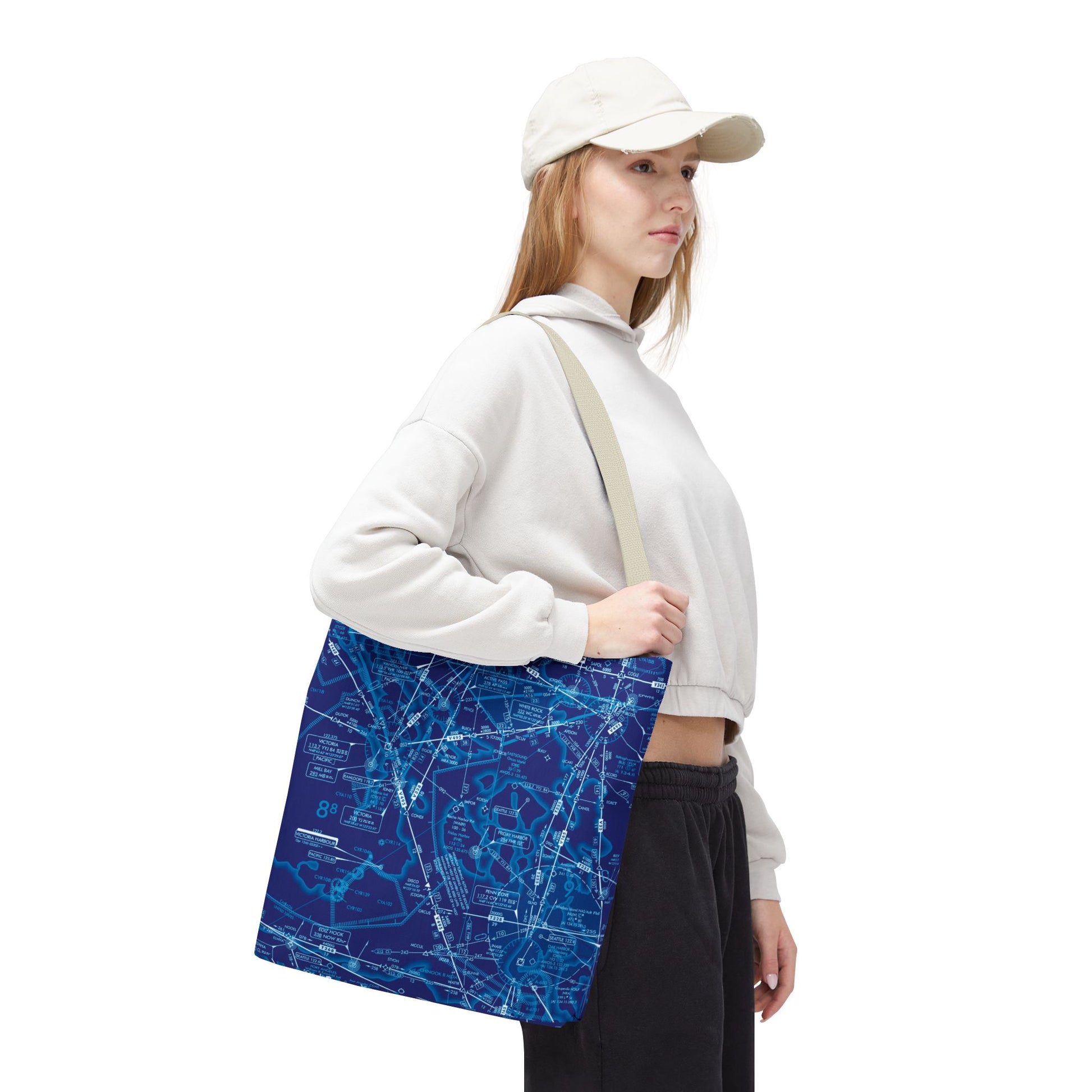 Enroute Low Altitude Chart tote bag (ELUS1/blue)