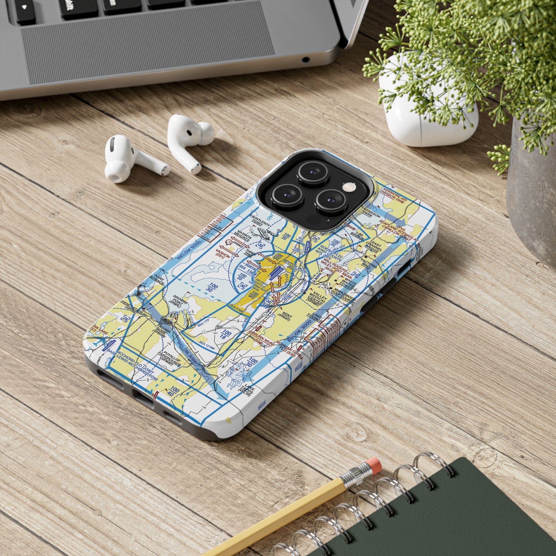 Seattle Flyway Chart tough phone cases