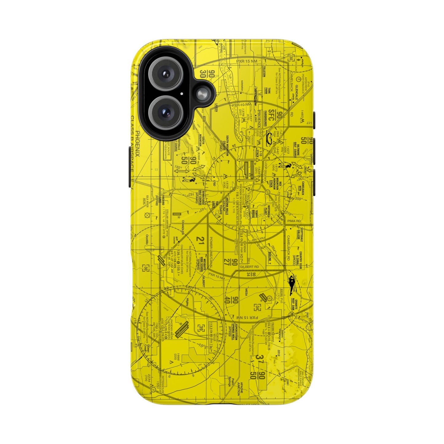 Phoenix TAC Chart tough phone cases (yellow)