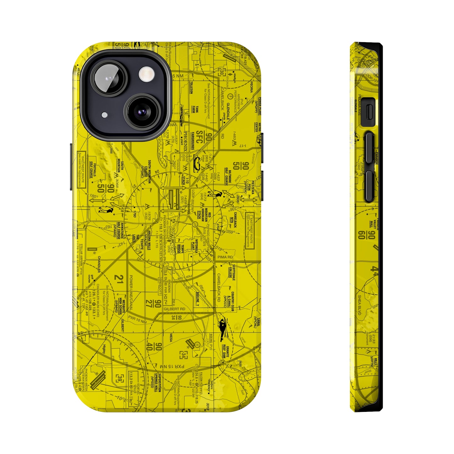 Phoenix TAC Chart (yellow) tough phone cases