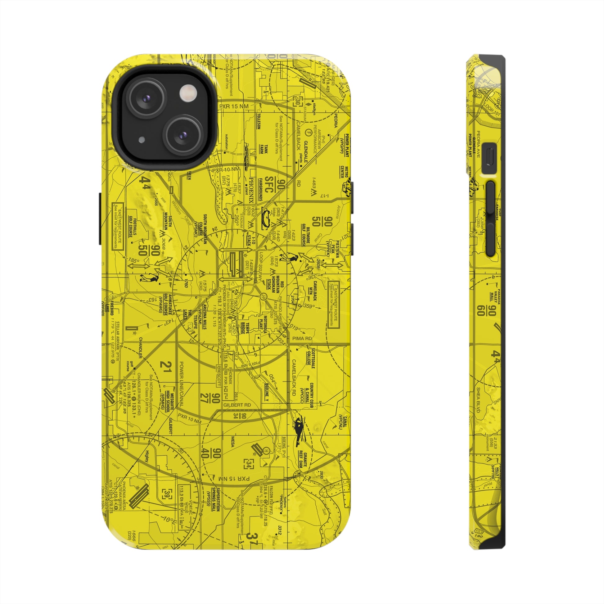 Phoenix TAC Chart (yellow) tough phone cases