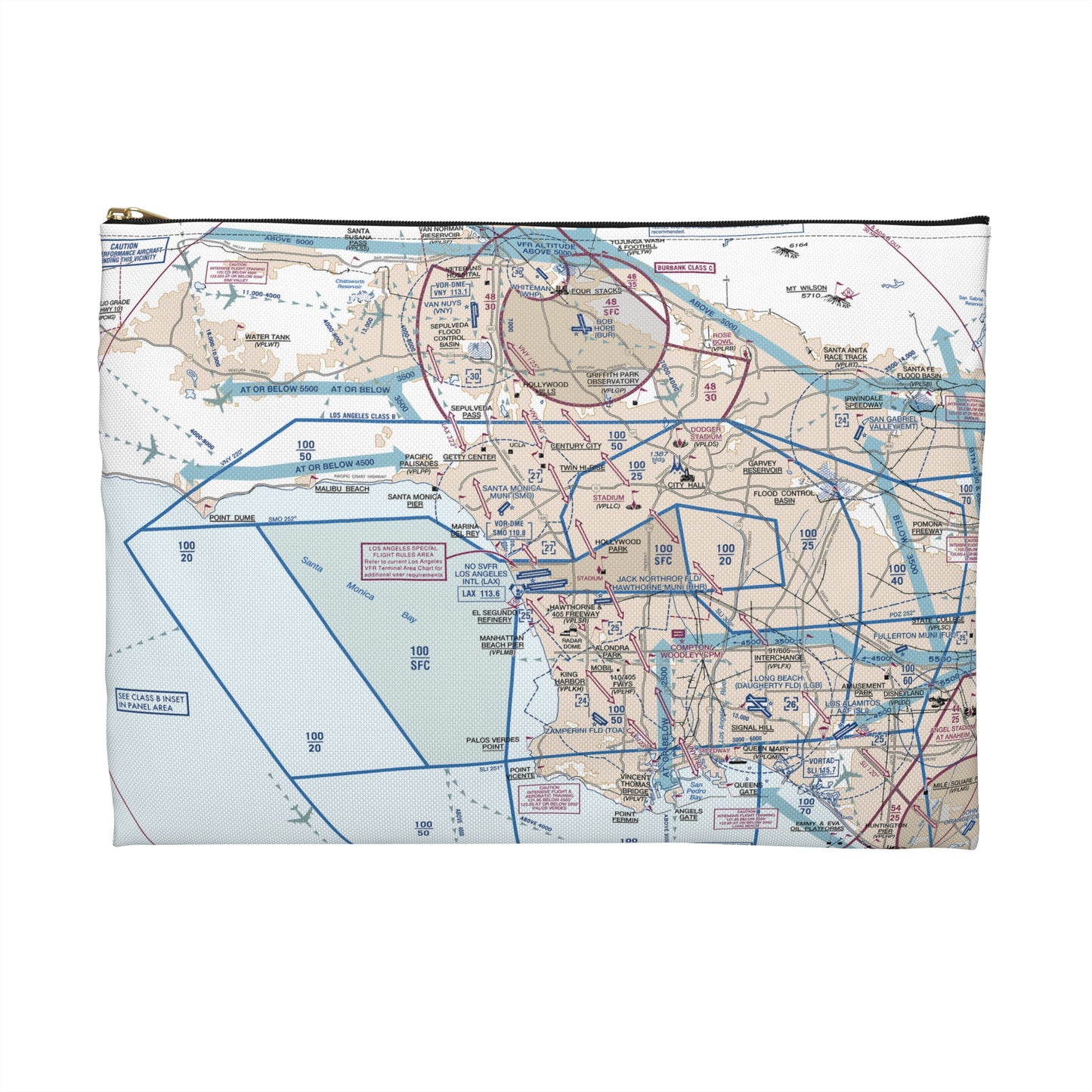 LAX Flyway Chart Accessory Pouch