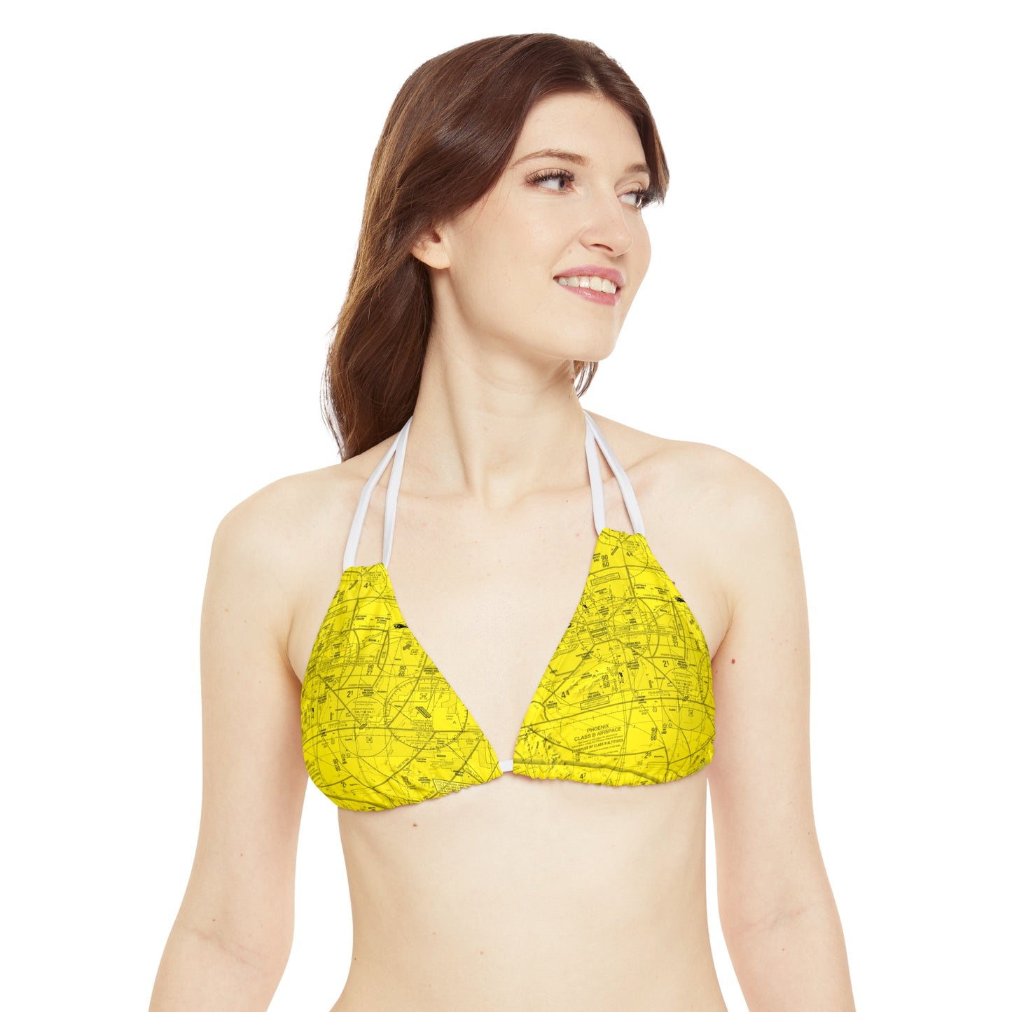 Phoenix TAC Chart (yellow) strappy bikini set