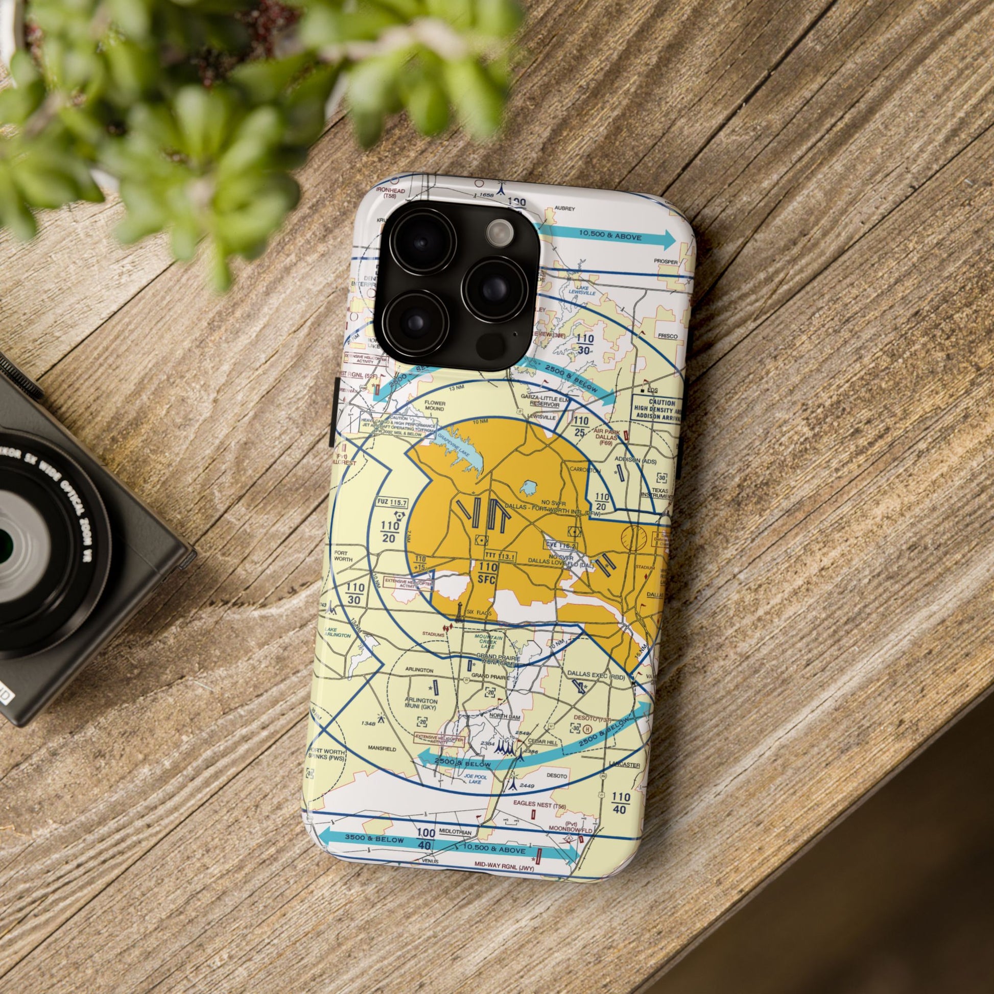 Dallas - Ft. Worth Flyway Chart tough phone cases
