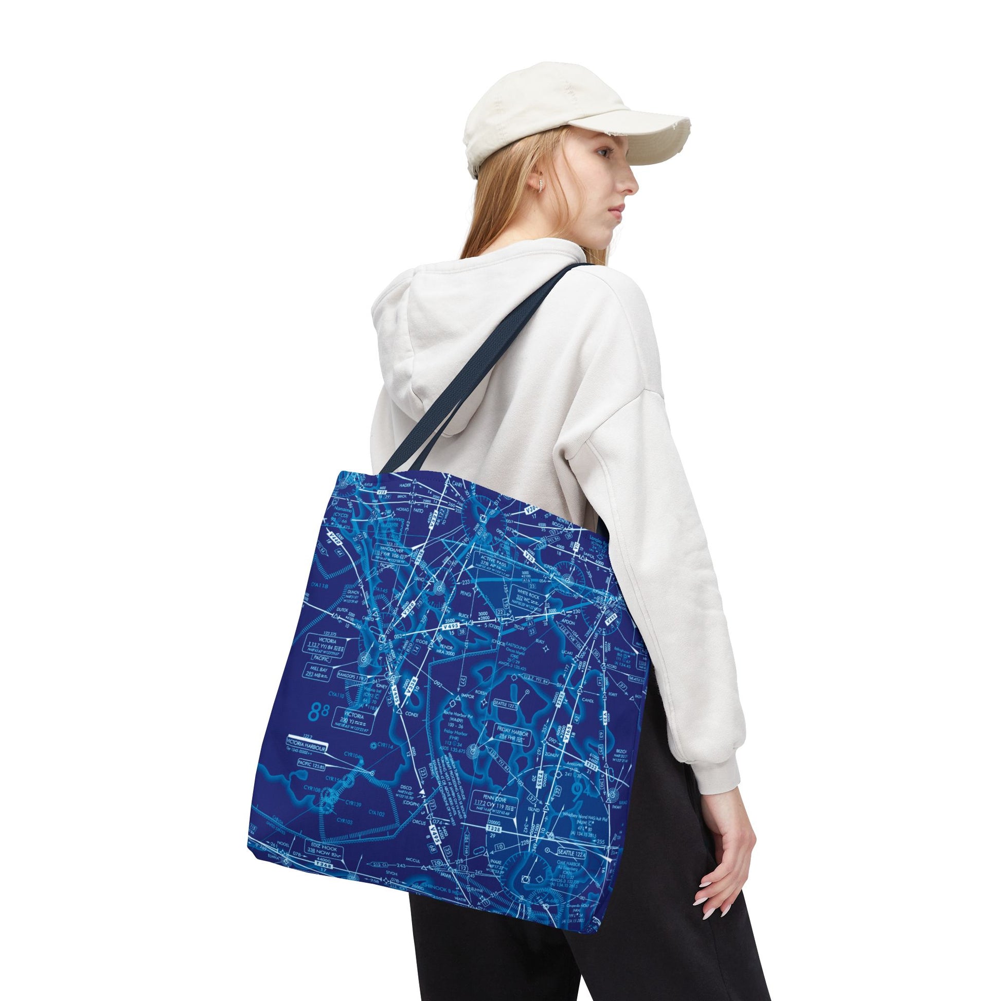 Enroute Low Altitude Chart tote bag (ELUS1/blue)