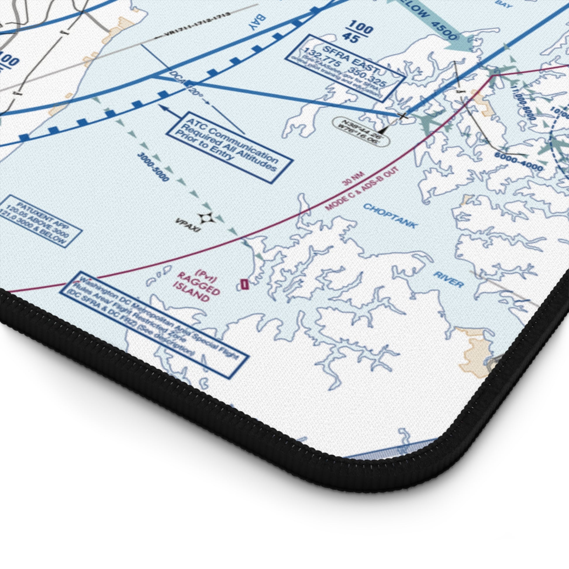 Baltimore-Washington Flyway Chart desk mat