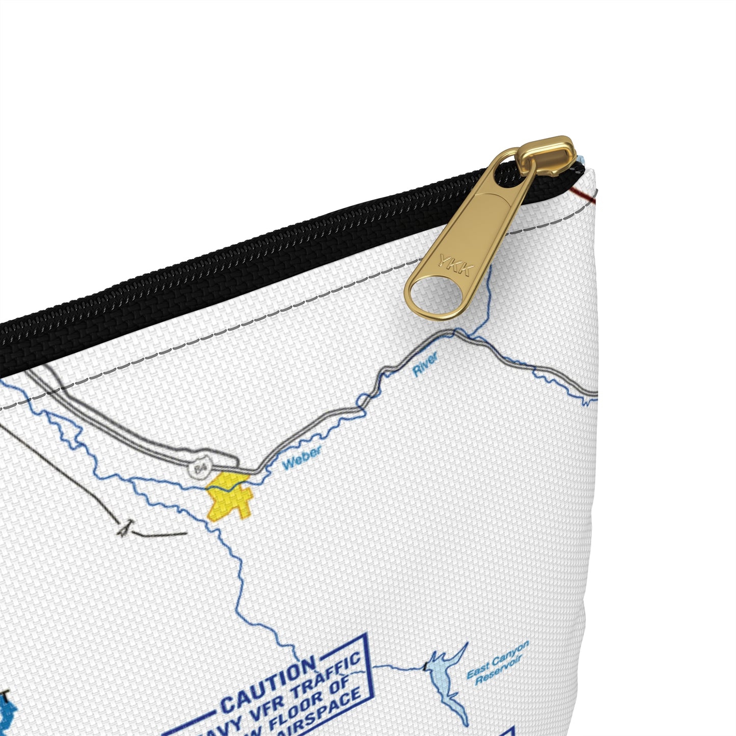 Salt Lake City Flyway Chart Accessory Pouch