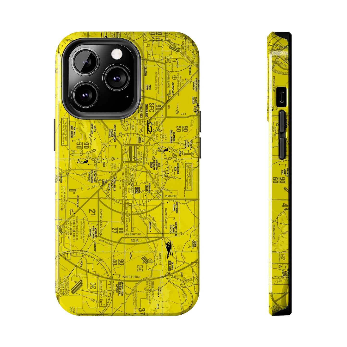 Phoenix TAC Chart (yellow) tough phone cases