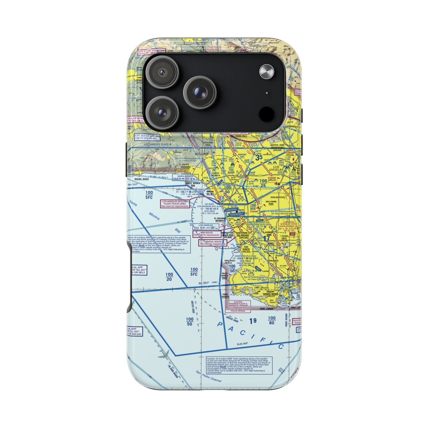 Los Angeles TAC Chart tough phone cases