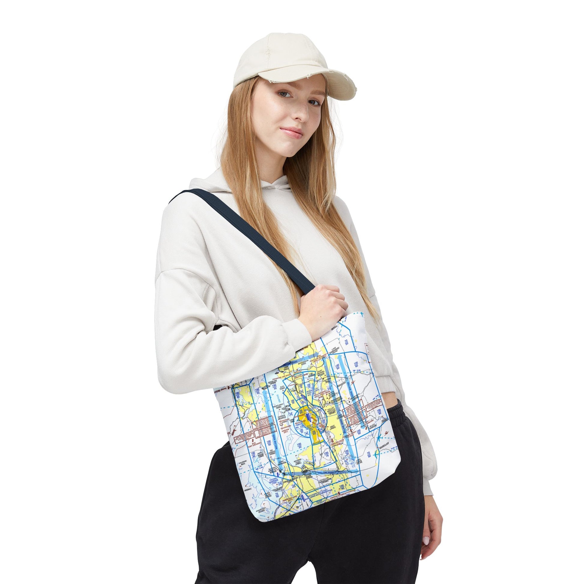 Seattle Flyway Chart tote bag