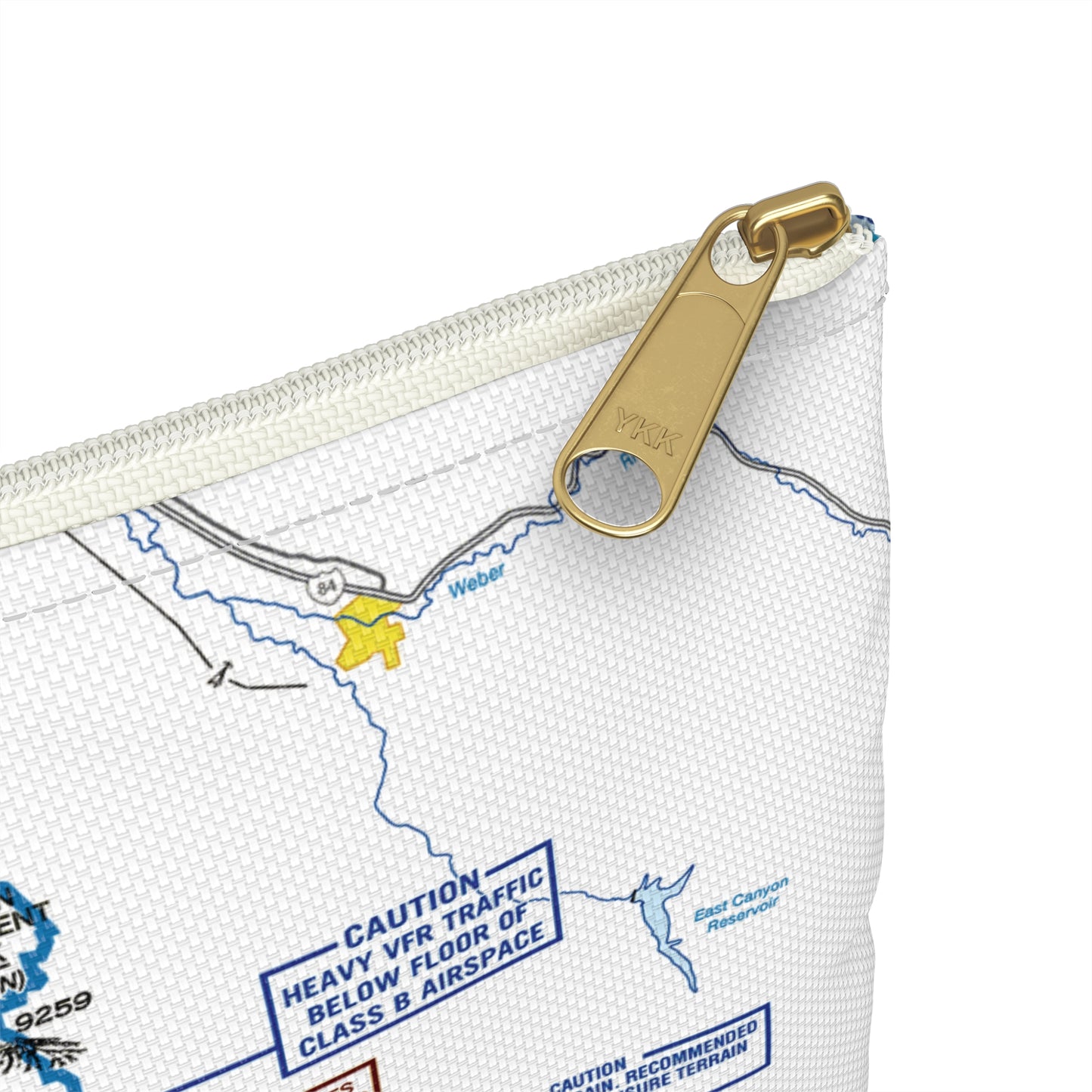 Salt Lake City Flyway Chart Accessory Pouch