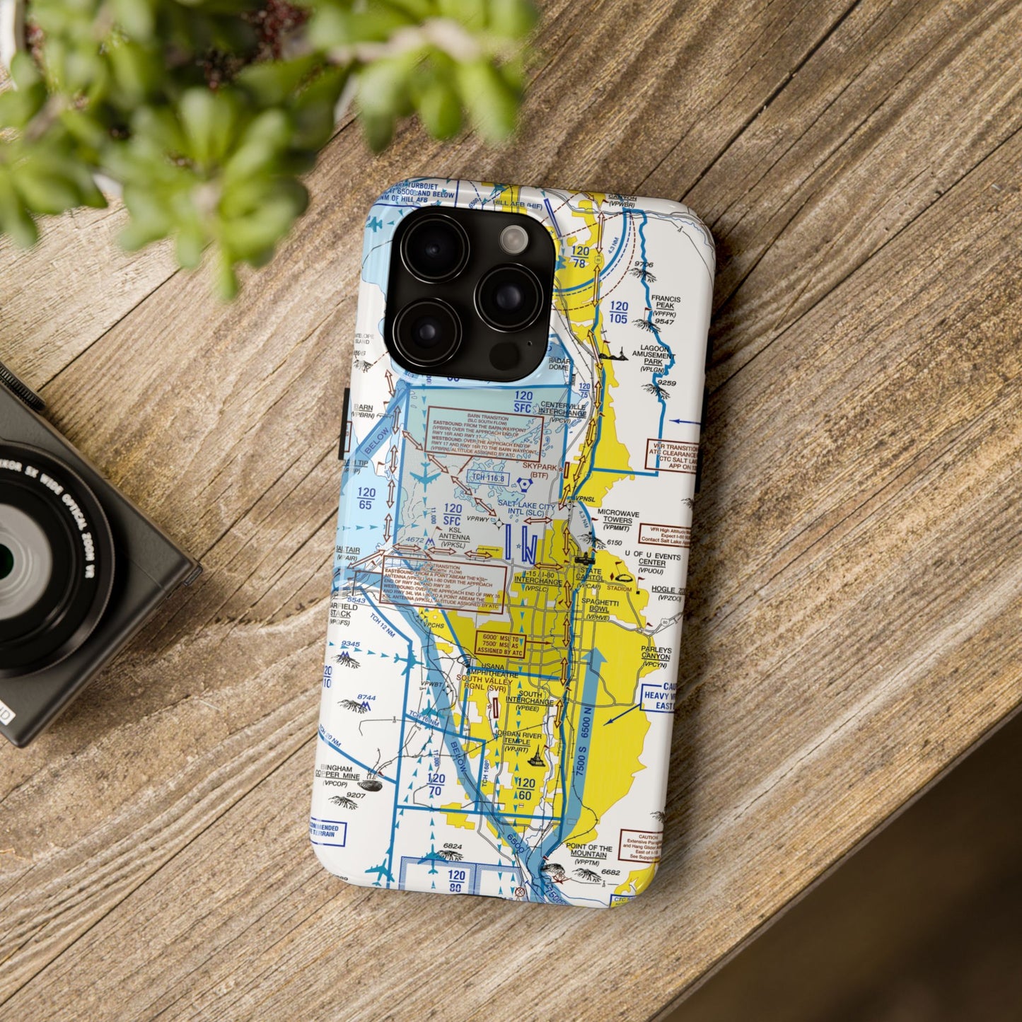 Salt Lake City Flyway Chart tough phone cases