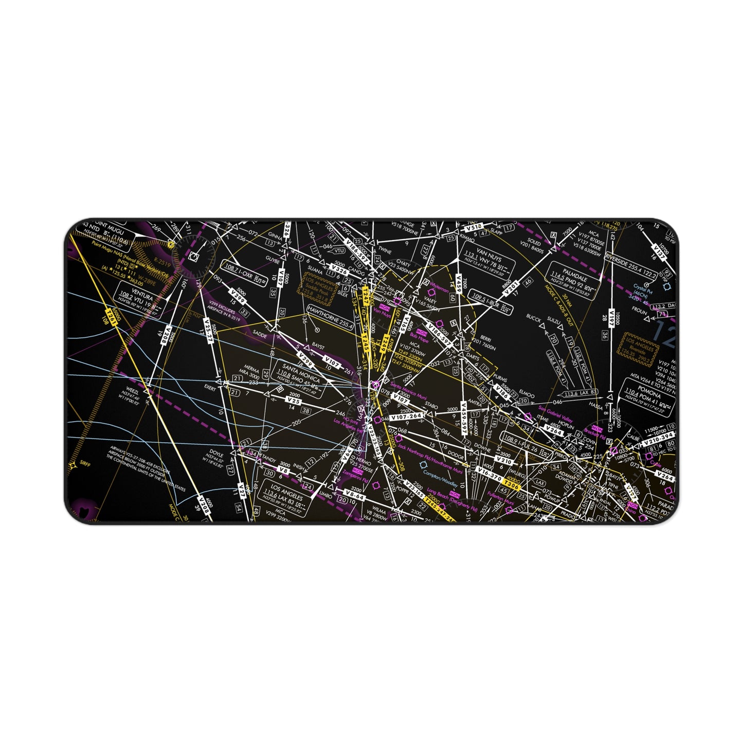 Enroute Low Altitude Chart (ELUS3) desk mat (invert)