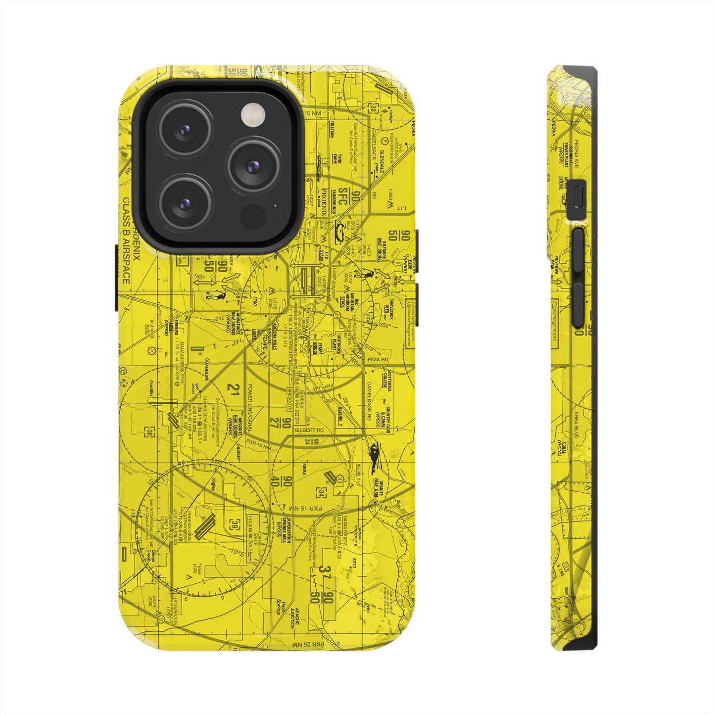 Phoenix TAC Chart tough phone cases (yellow)