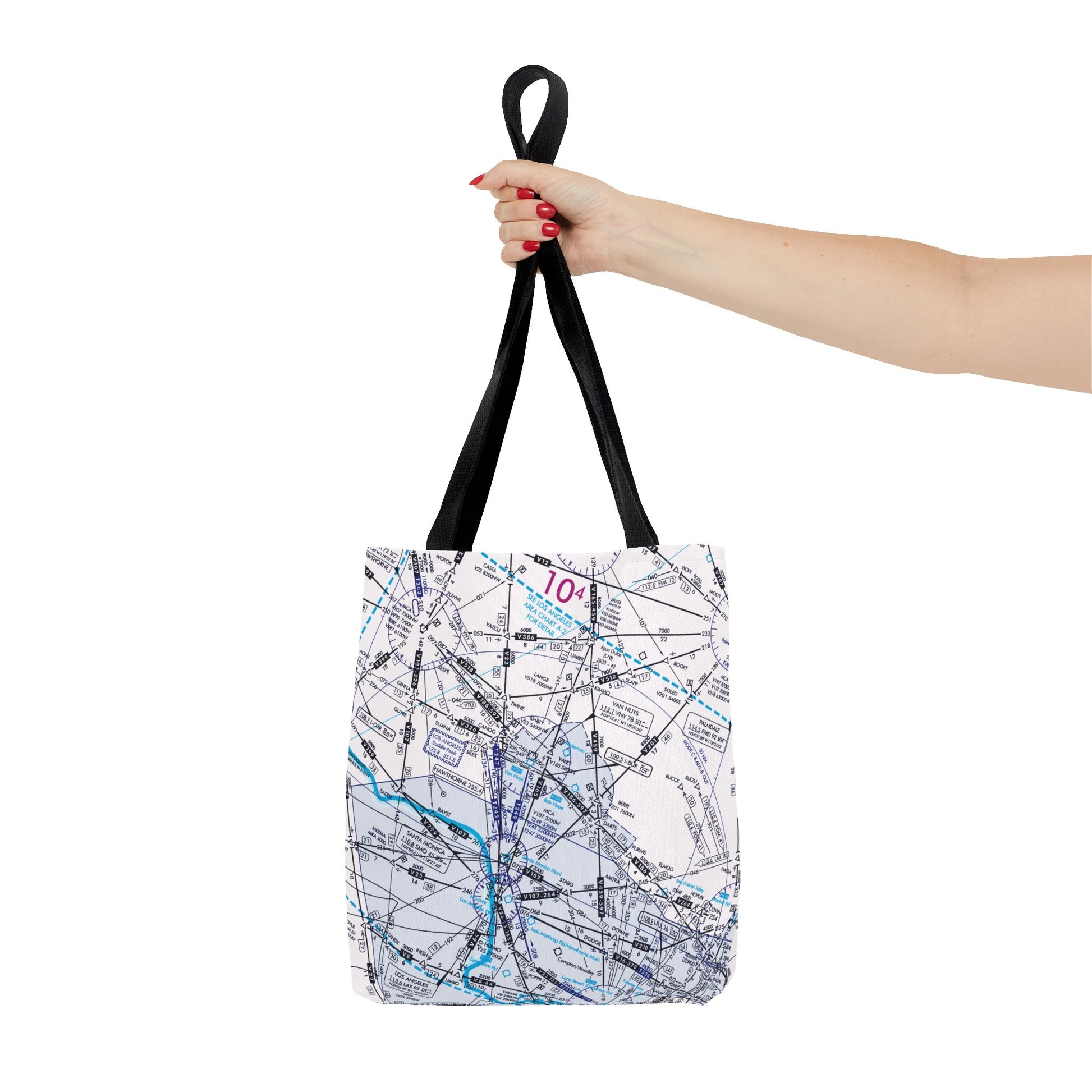 Enroute Low Altitude Chart tote bag (ELUS3/white)
