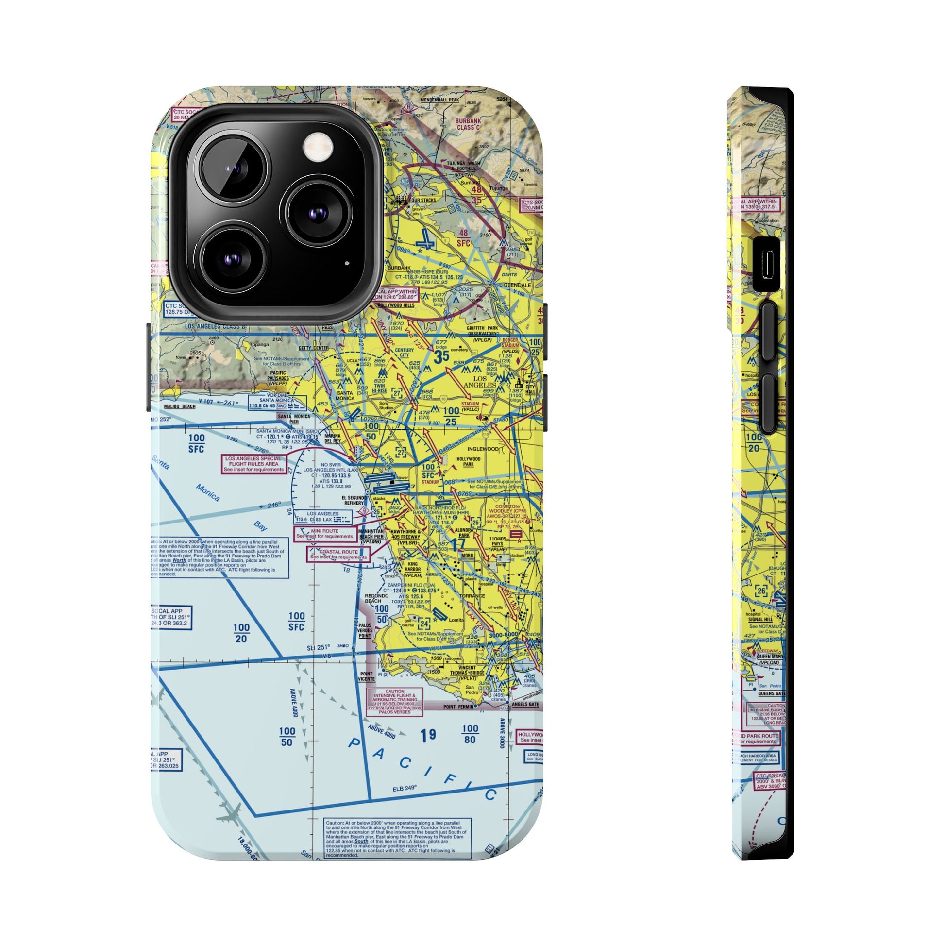 Los Angeles TAC Chart tough phone cases
