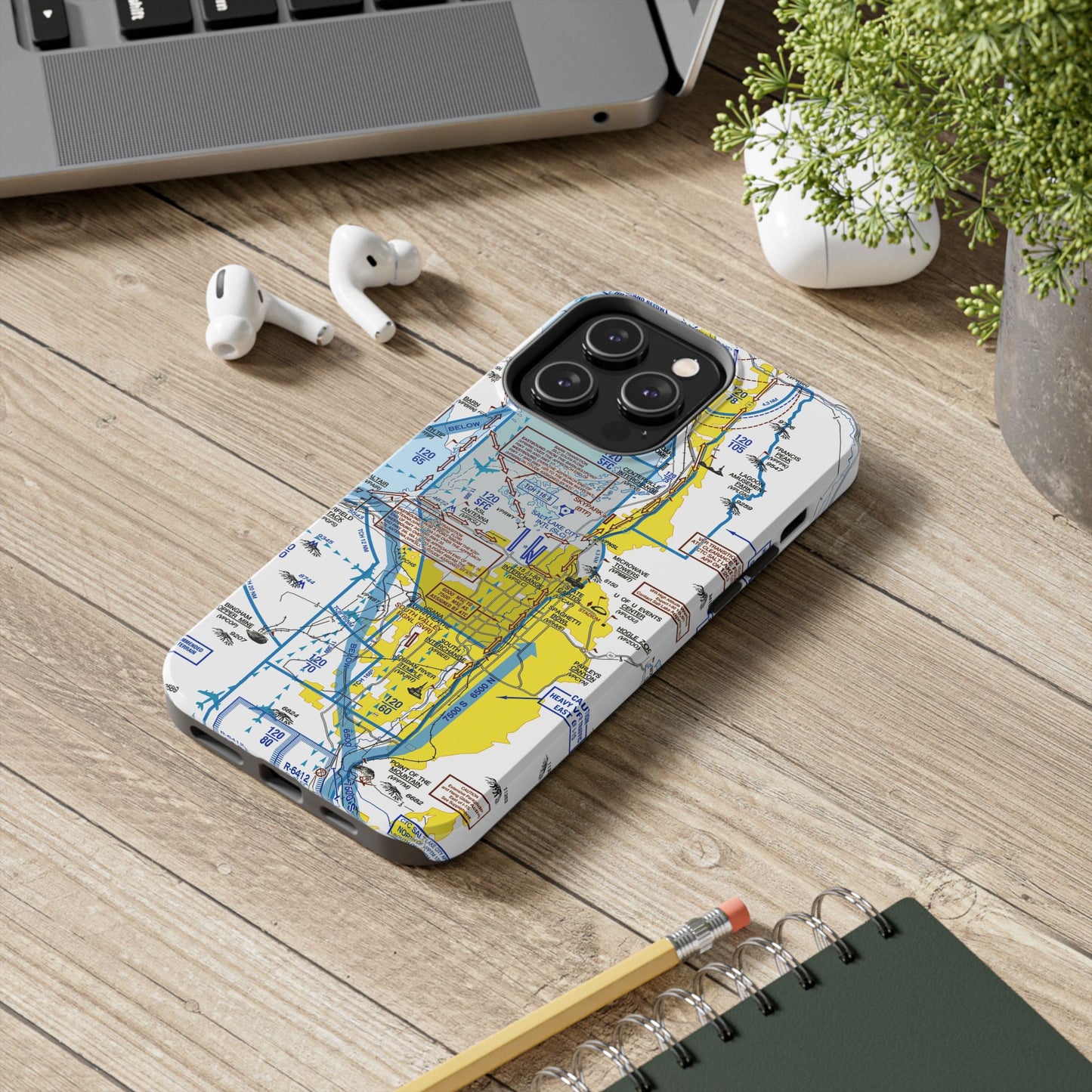Salt Lake City Flyway Chart tough phone cases