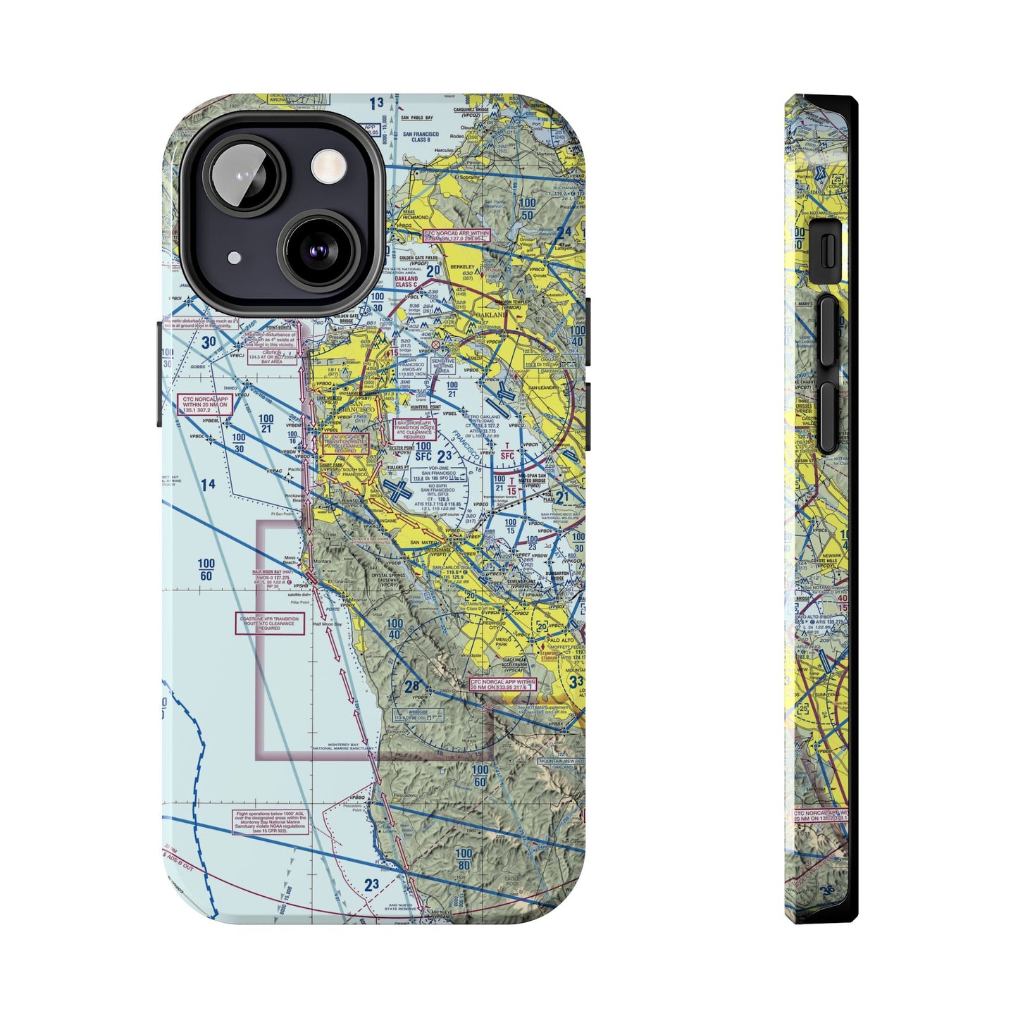 San Francisco TAC Chart tough phone cases