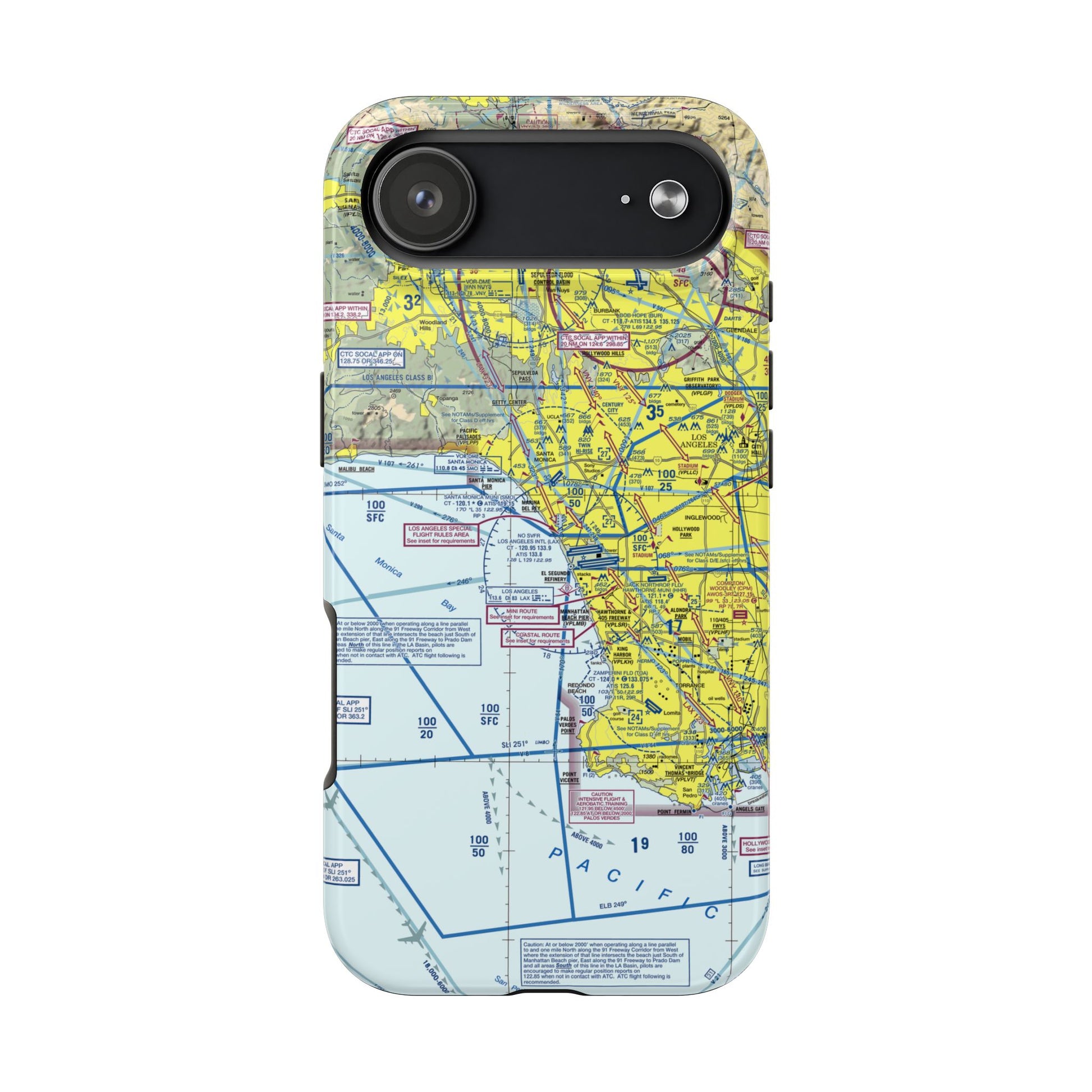 Los Angeles TAC Chart tough phone cases