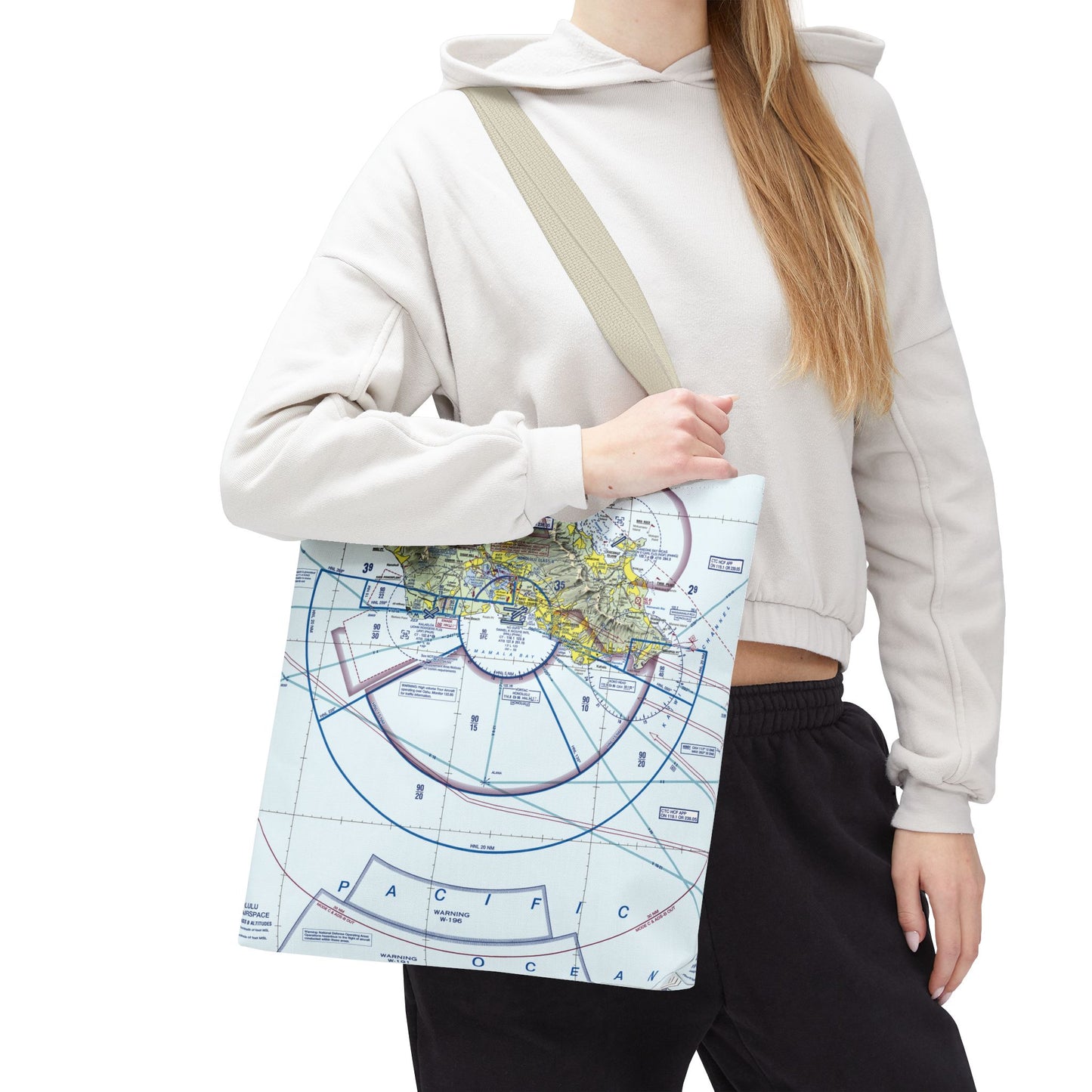 Honolulu Sectional Chart tote bag