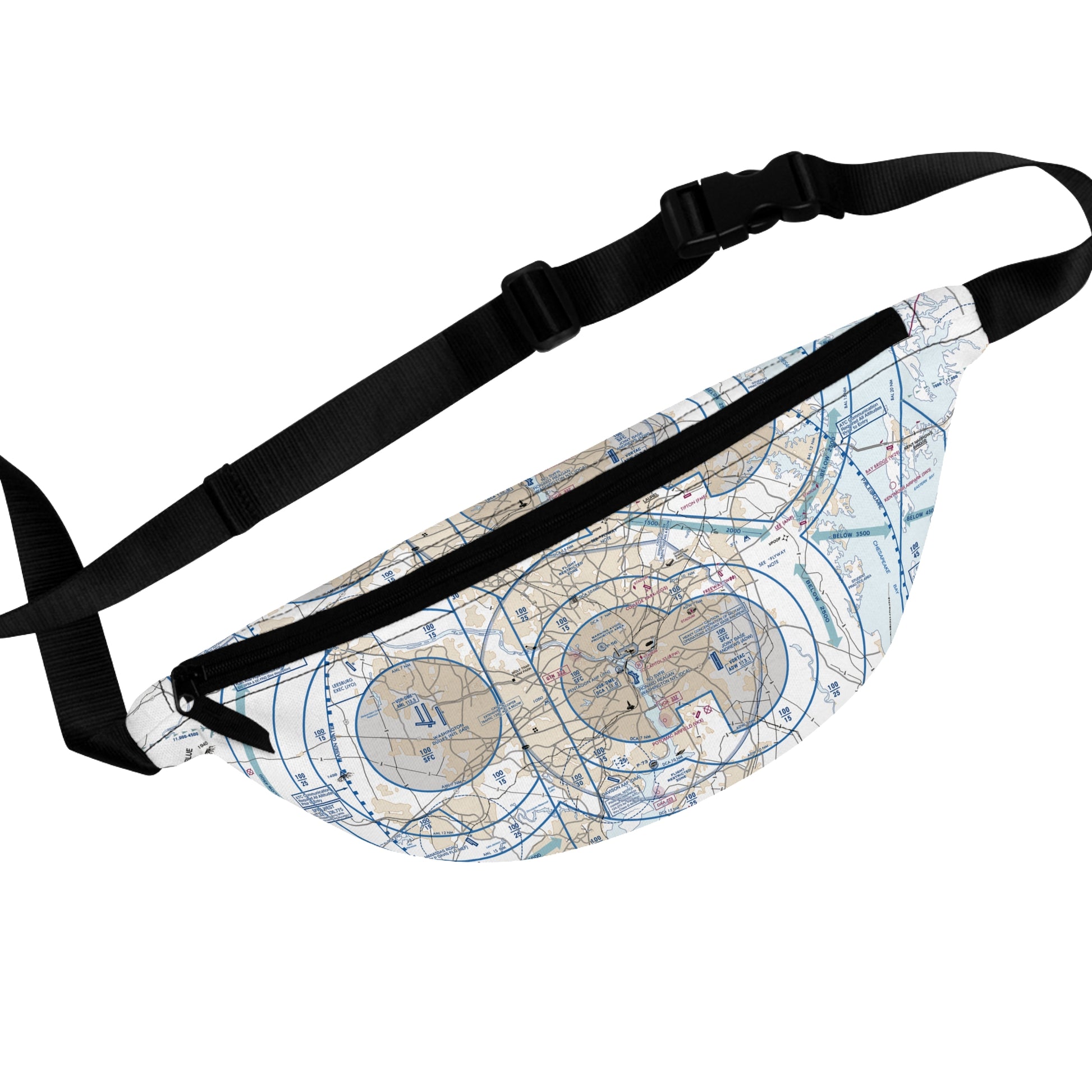 Baltimore-Washington Flyway Chart fanny pack