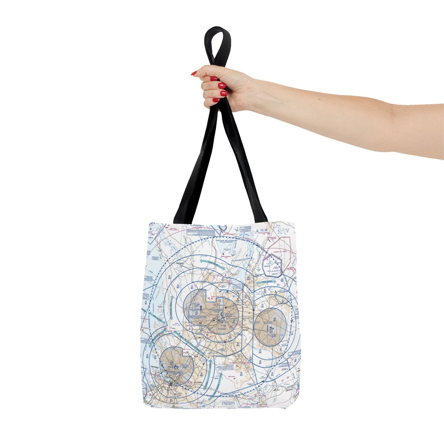Baltimore-Washington Flyway Chart Chart tote bag