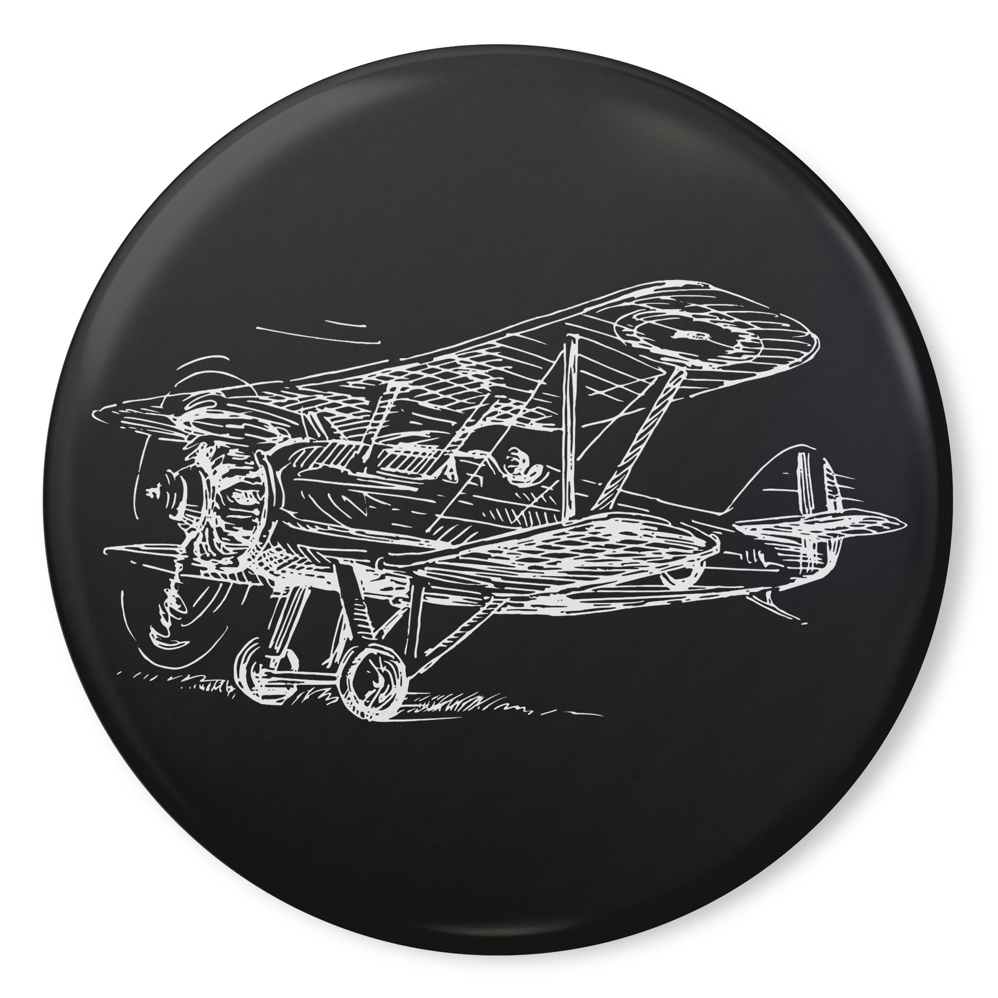 Aero 2 button pin (black)