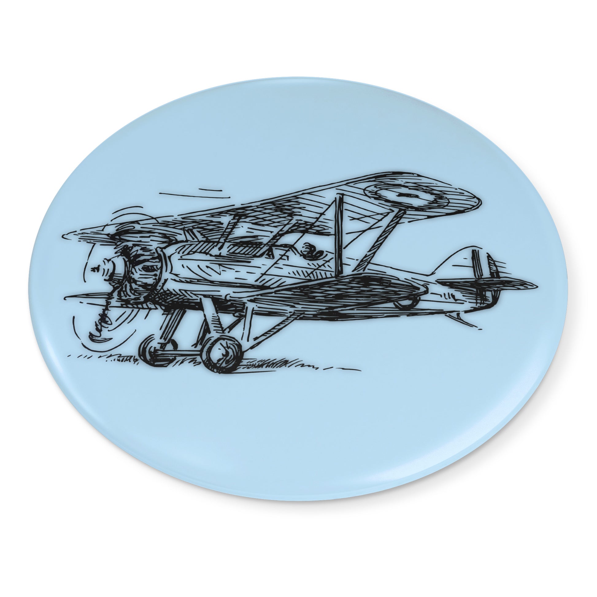 Aero 2 button pin (lt. blue)