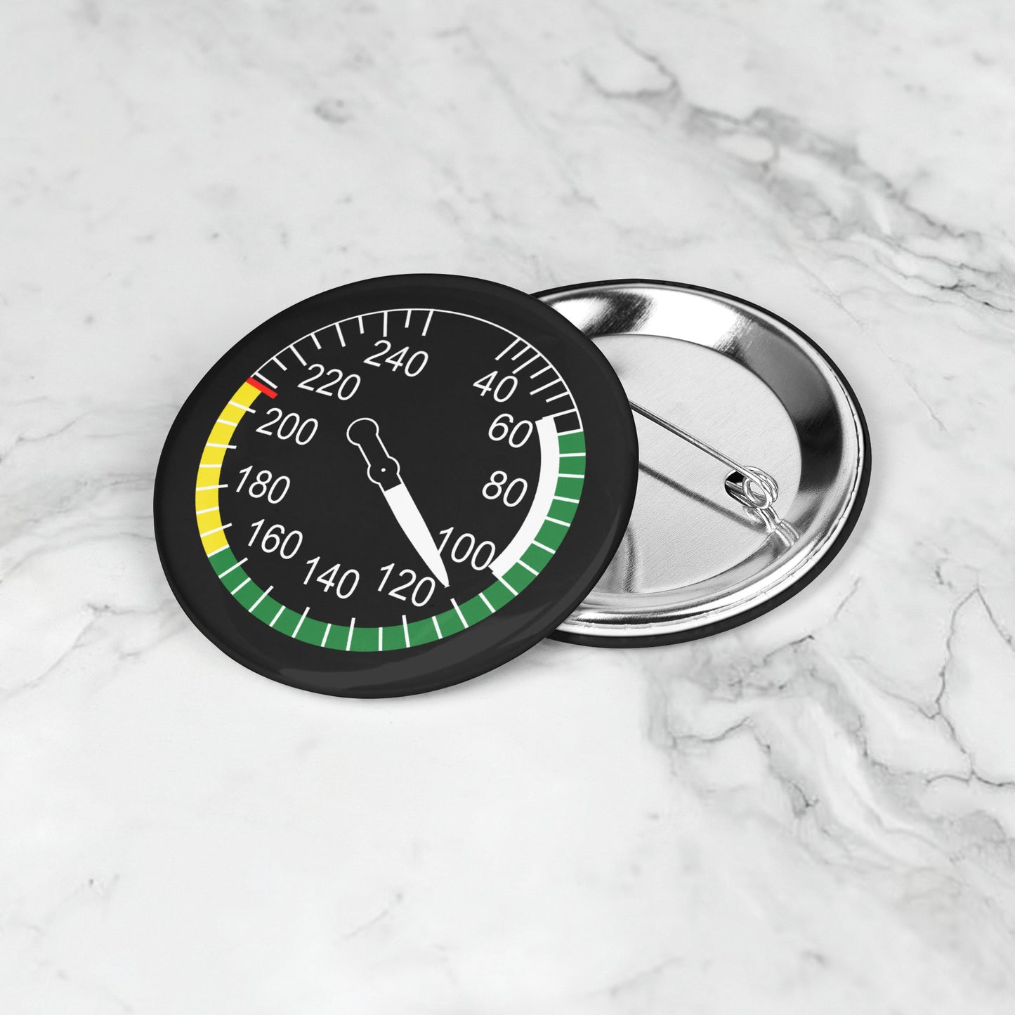 Airspeed indicator button pin (NE205kts)