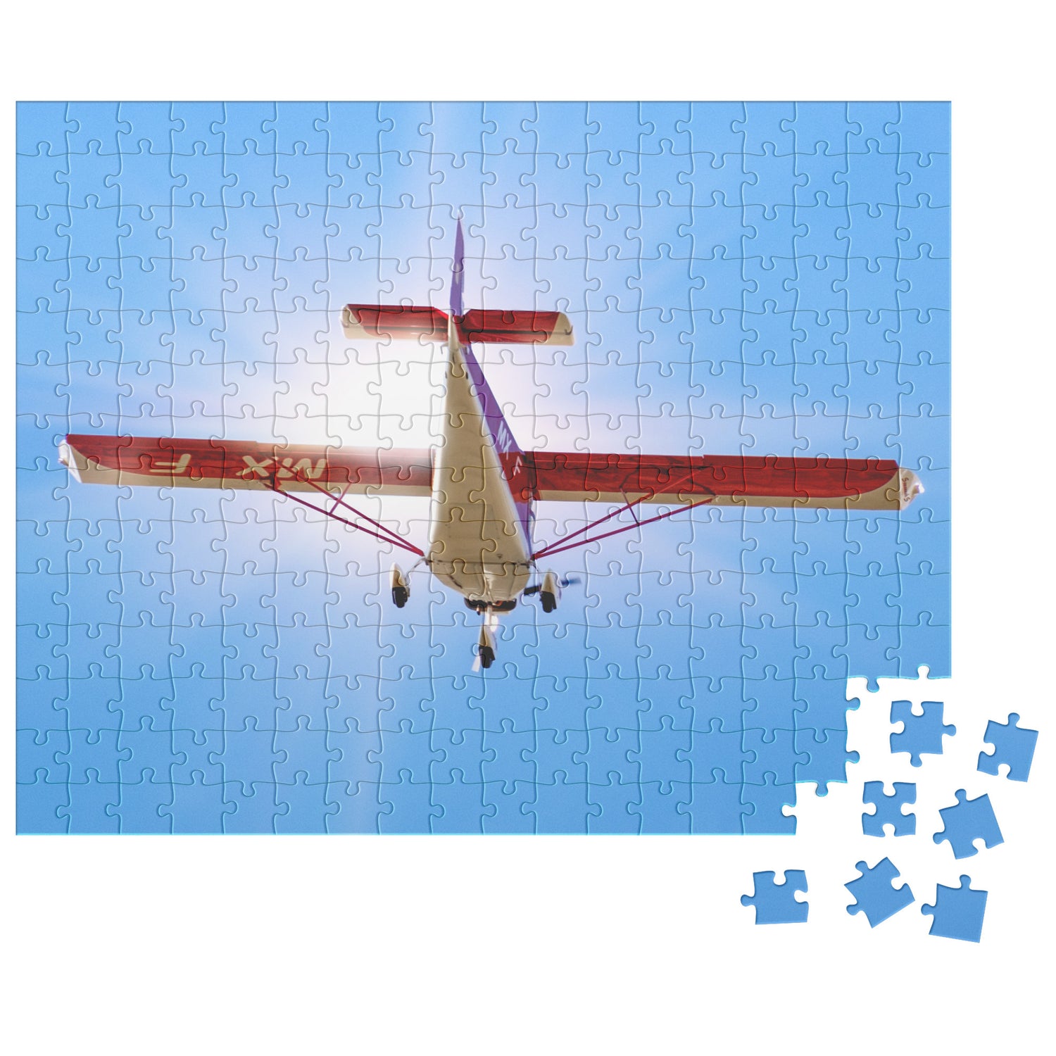 Aviation themed jigsaw puzzle (To the Sun)