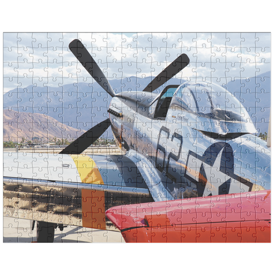Aviation themed jigsaw puzzle (P-51 Mustang)
