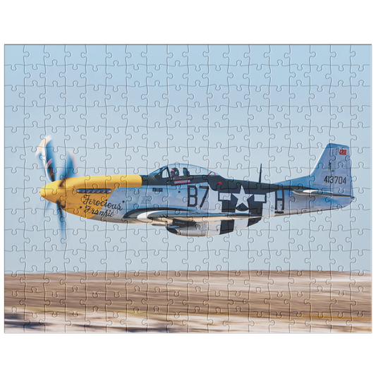 Aviation themed jigsaw puzzle (P-51 Mustang v3)
