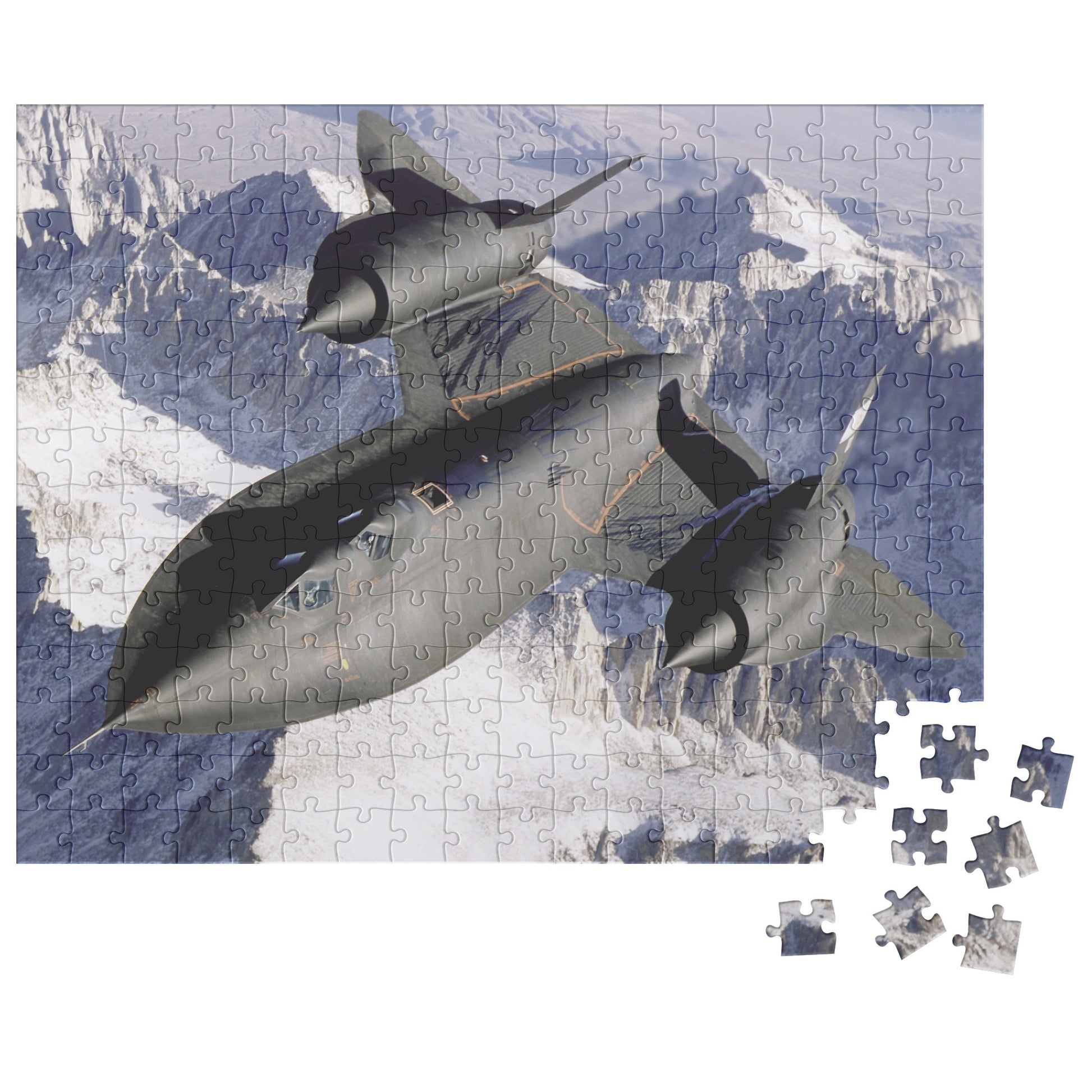 Aviation themed jigsaw puzzle (SR-71 Blackbird)