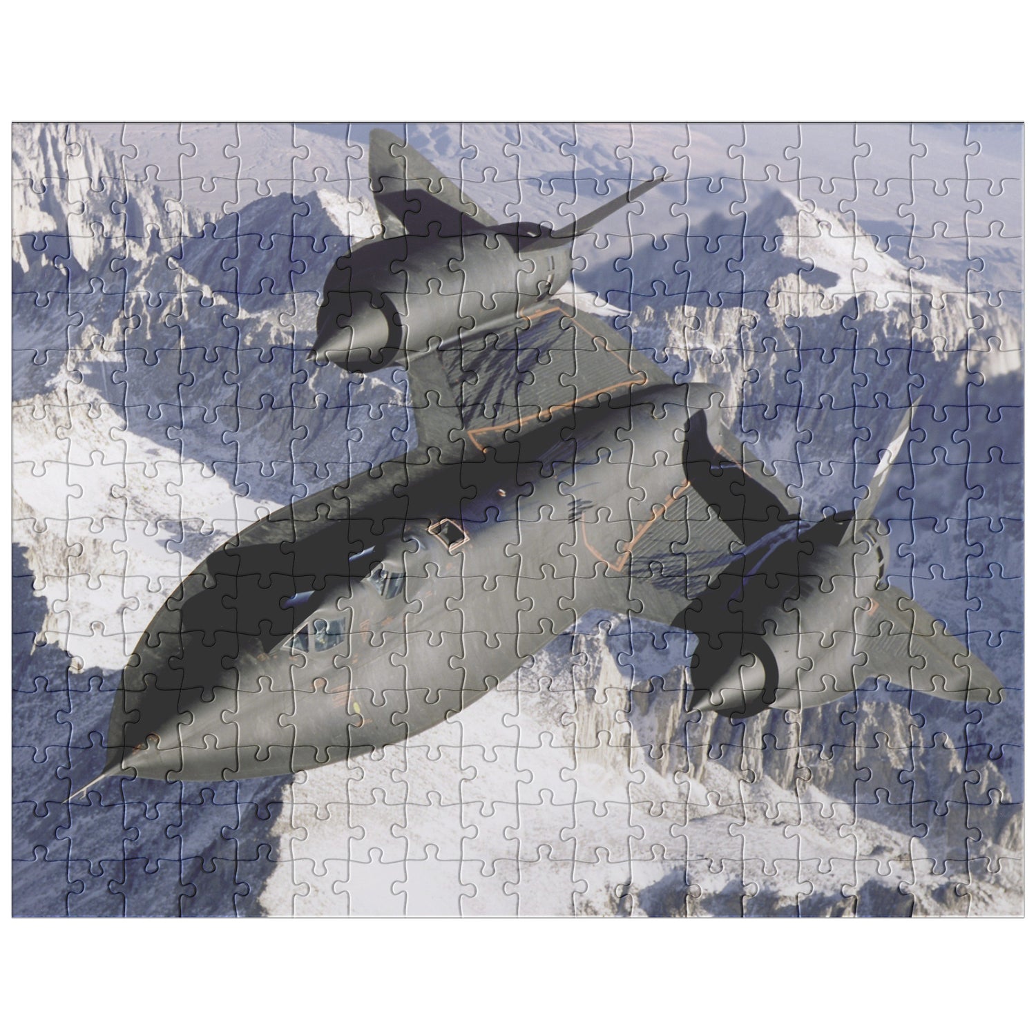 Aviation themed jigsaw puzzle (SR-71 Blackbird)
