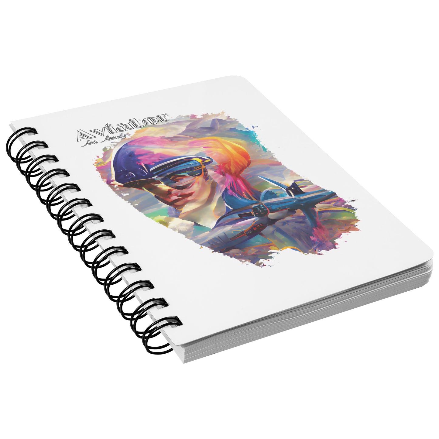 Aviator Art Array #1 spiral notebook