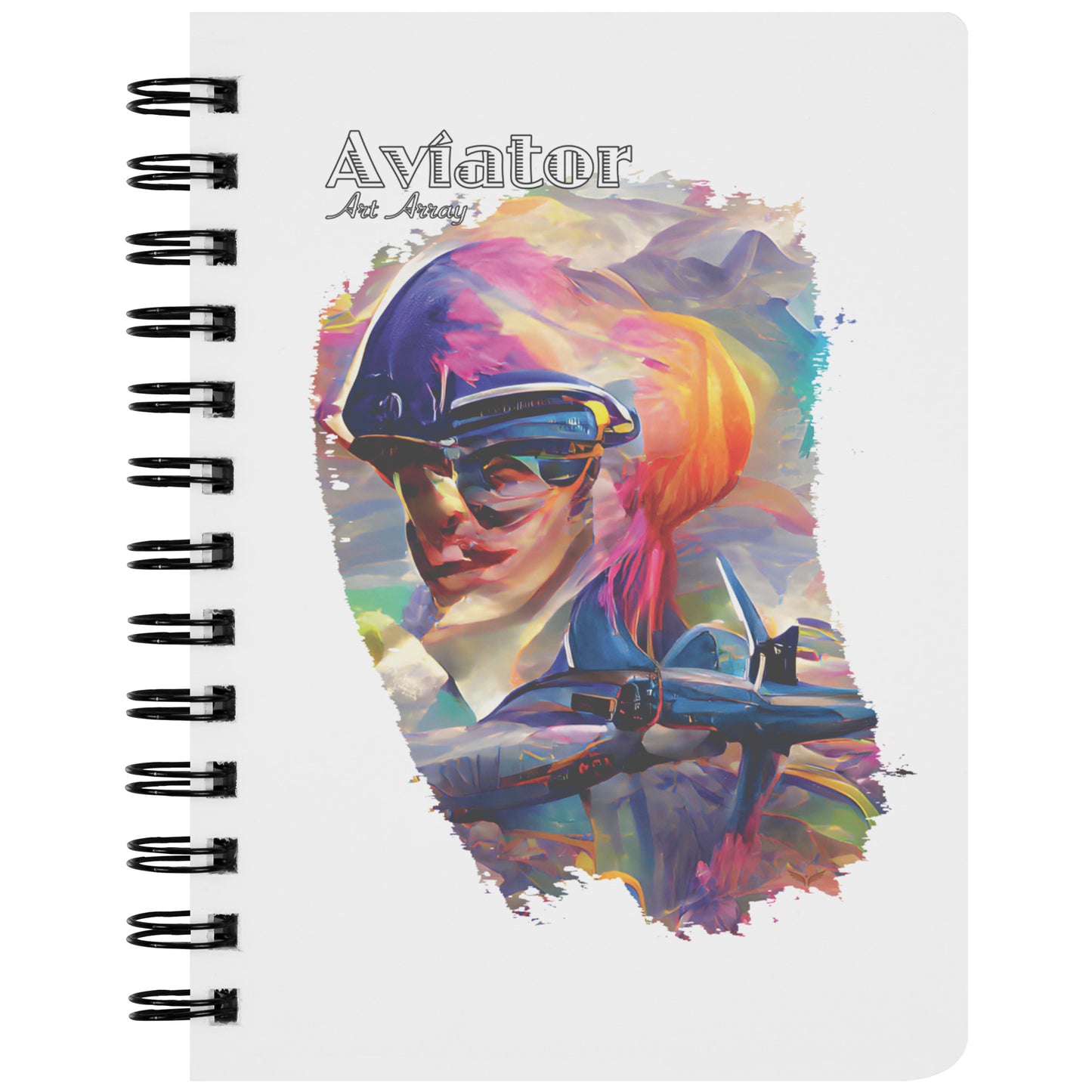 Aviator Art Array #1 spiral notebook