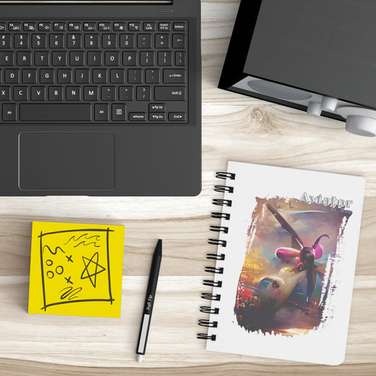 Aviator Art Array #2 spiral notebook