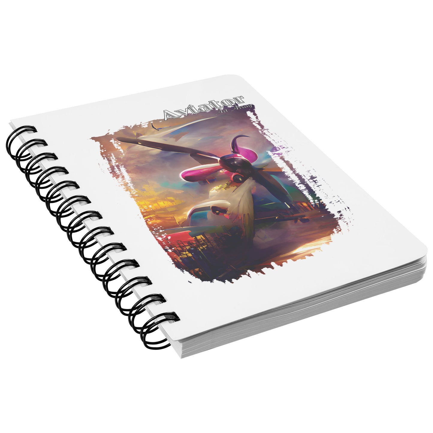 Aviator Art Array #2 spiral notebook