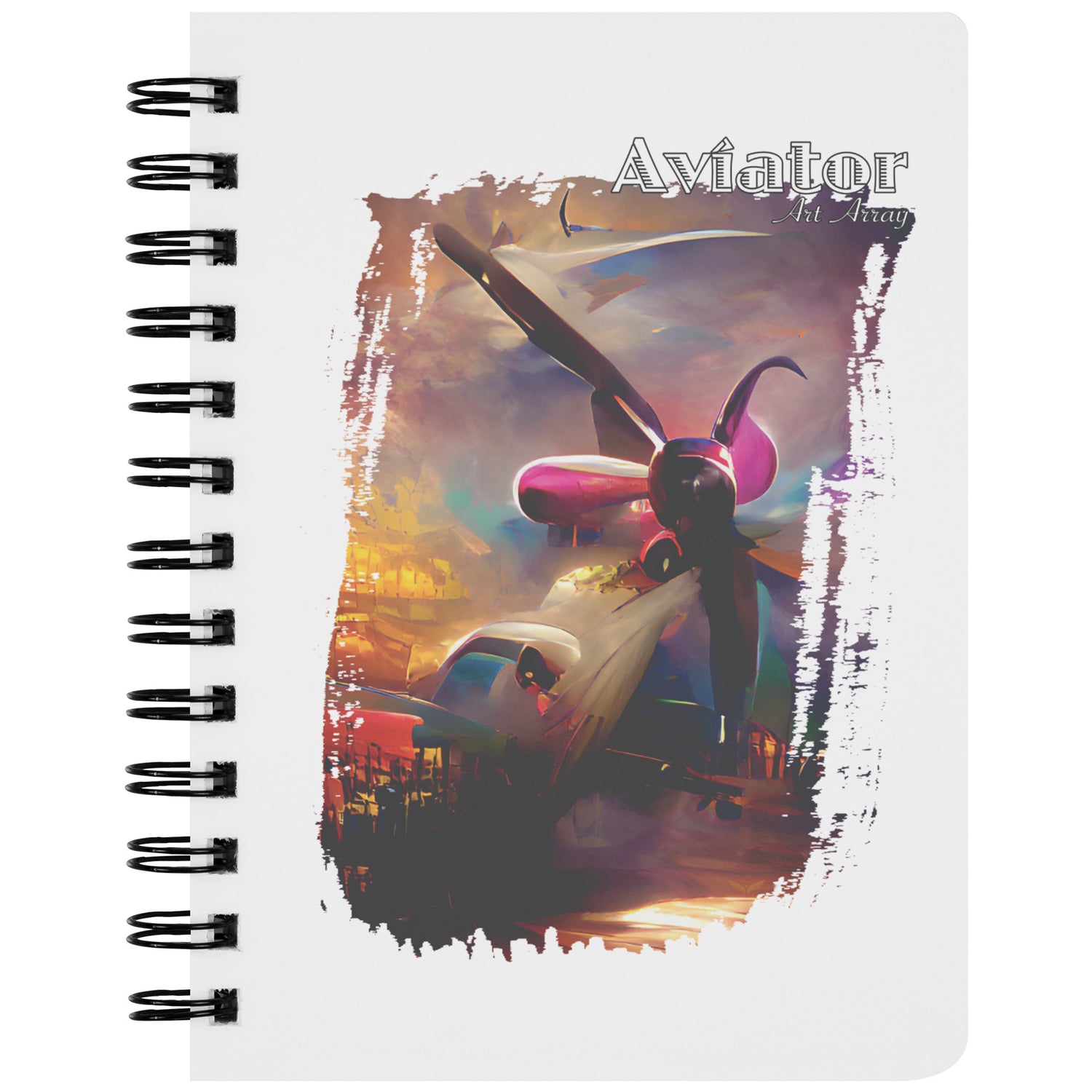 Aviator Art Array #2 spiral notebook