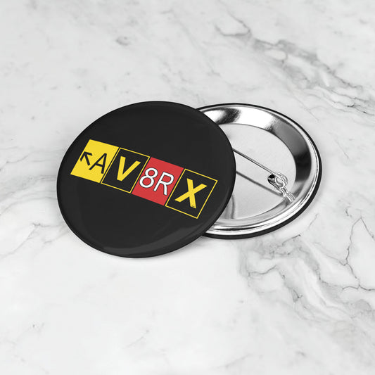 Aviatrix - AV8RX pin button (black)