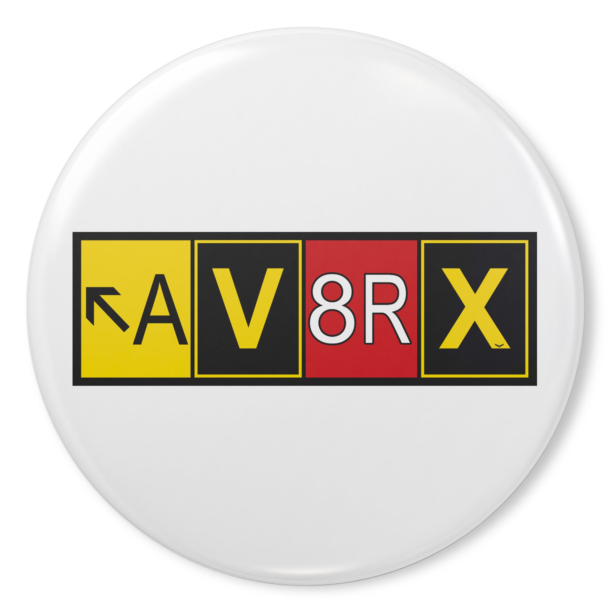 Aviatrix - AV8RX button pin (white)