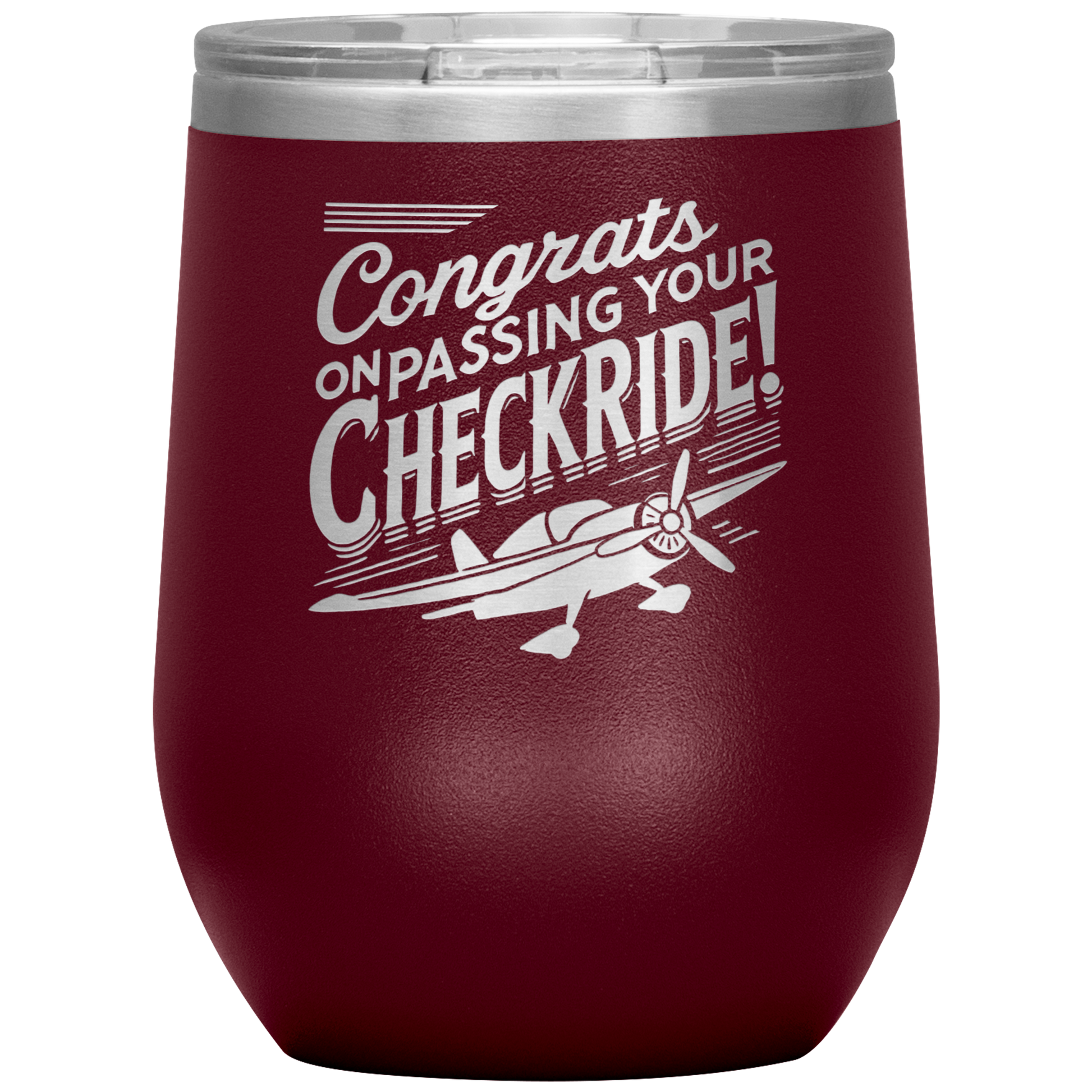 Congrats_on_passing_your_checkride_12_o_12oz_Wine_Tumbler_Maroon_Mockup.png