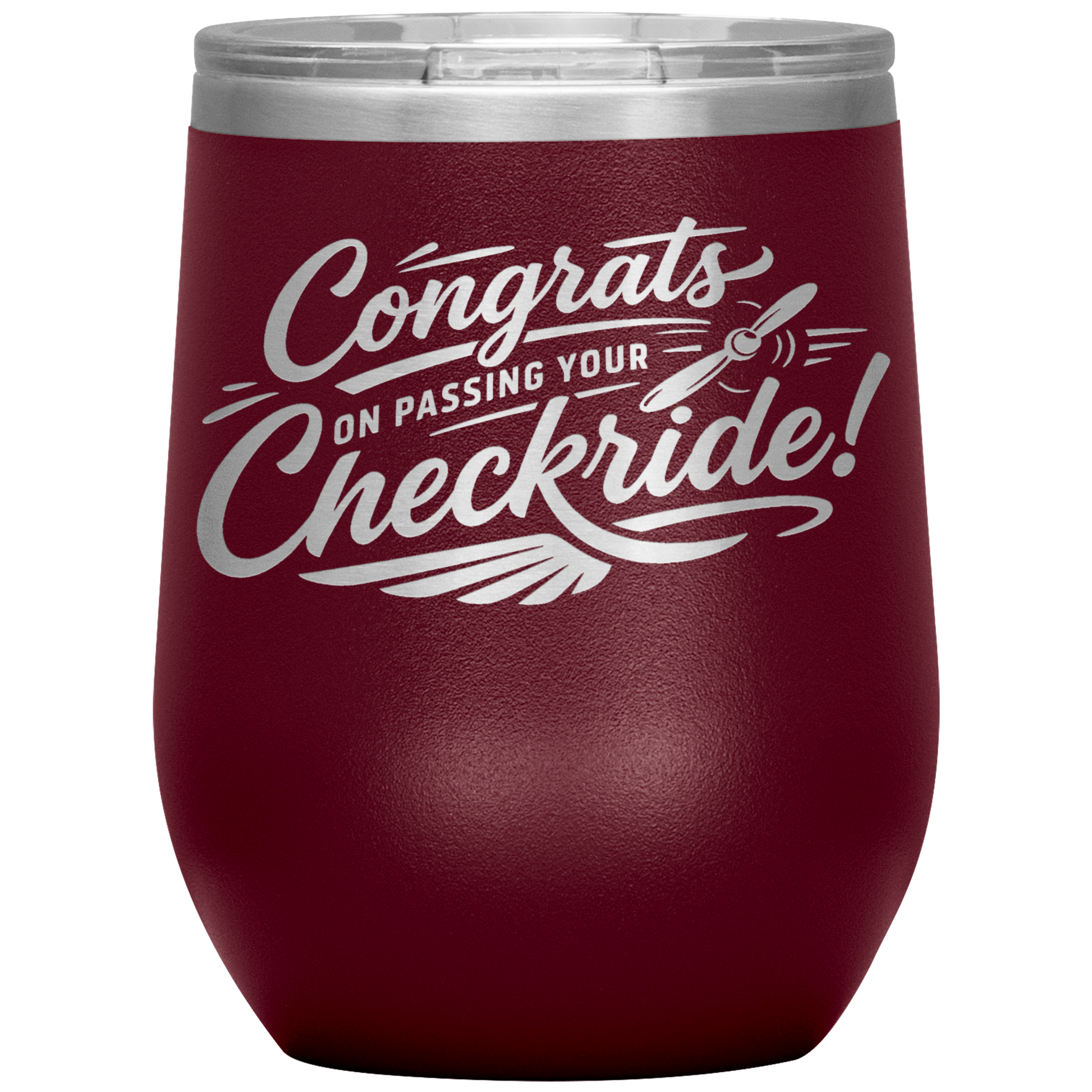 Congrats_on_passing_your_checkride_12_o_12oz_Wine_Tumbler_Maroon_Mockup.png_15505241