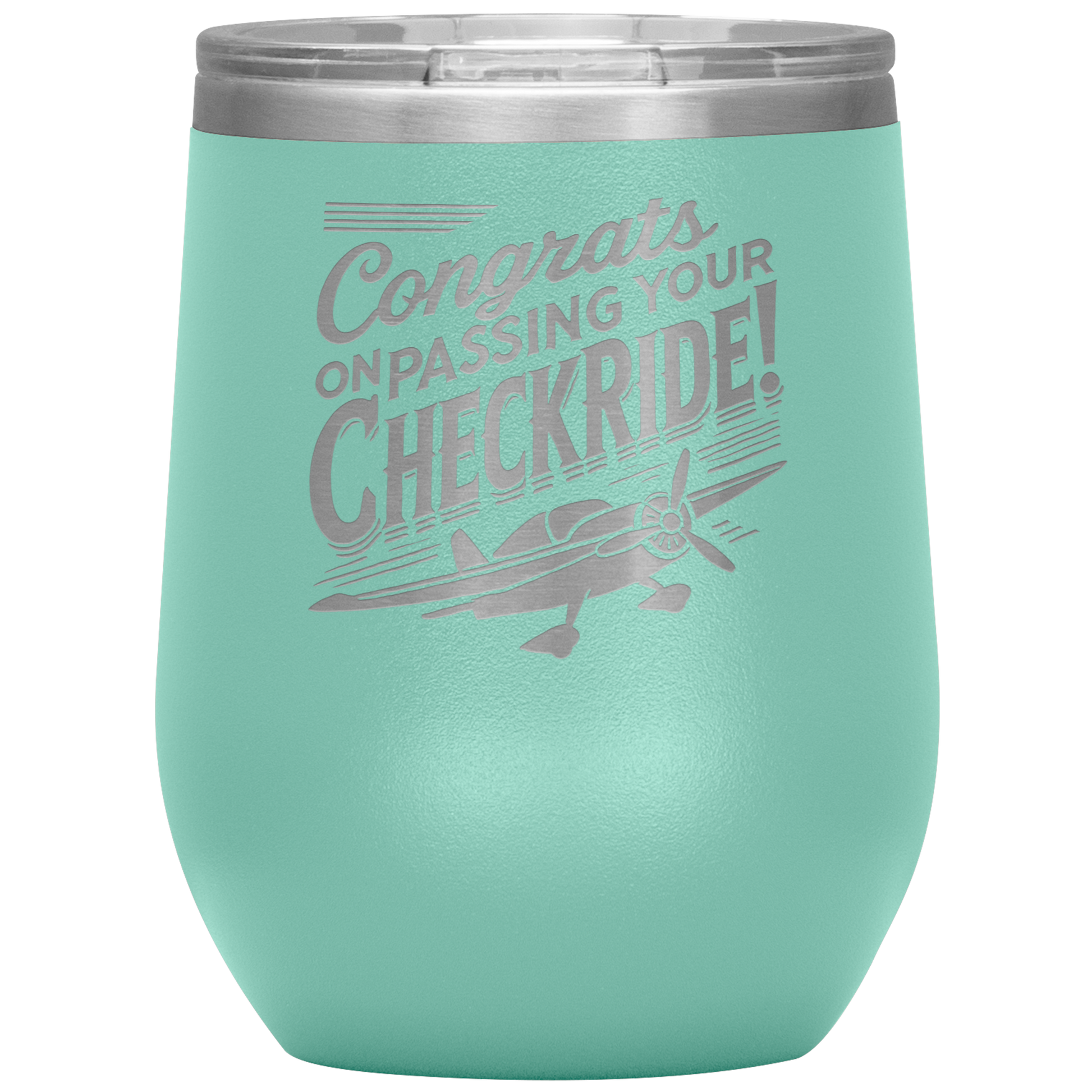 Congrats_on_passing_your_checkride_12_o_12oz_Wine_Tumbler_Teal_Mockup.png
